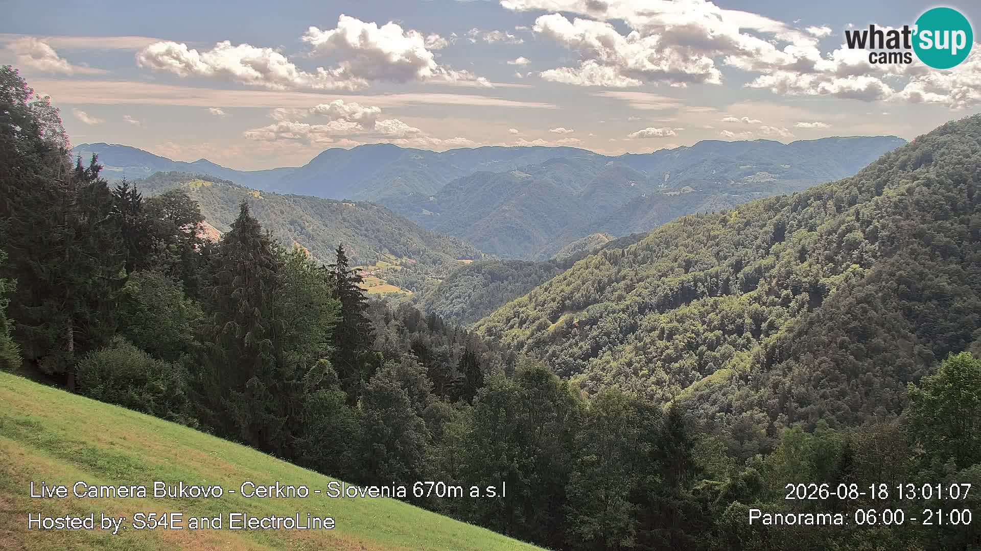 Webcam Bukovo – Baška grapa | Cerkno | Slovenia