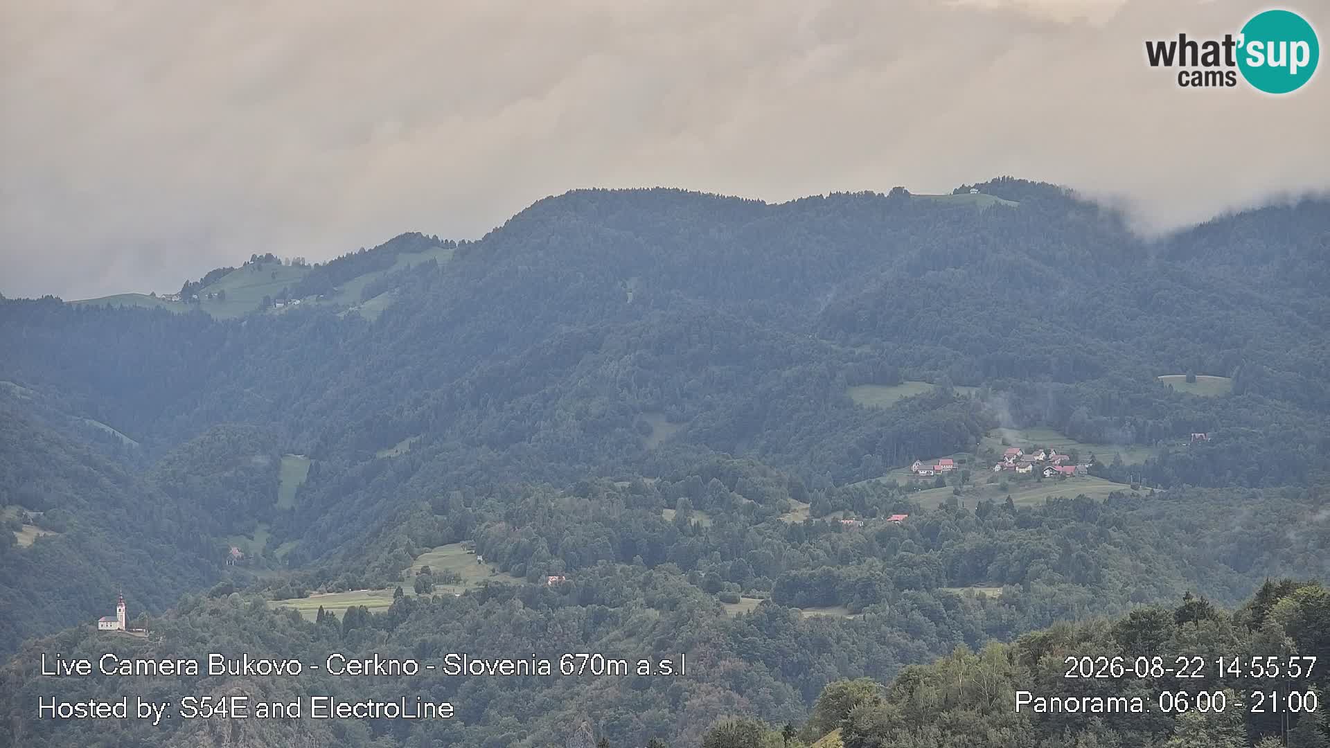 Webcam Bukovo – Baška grapa | Cerkno | Slovénie