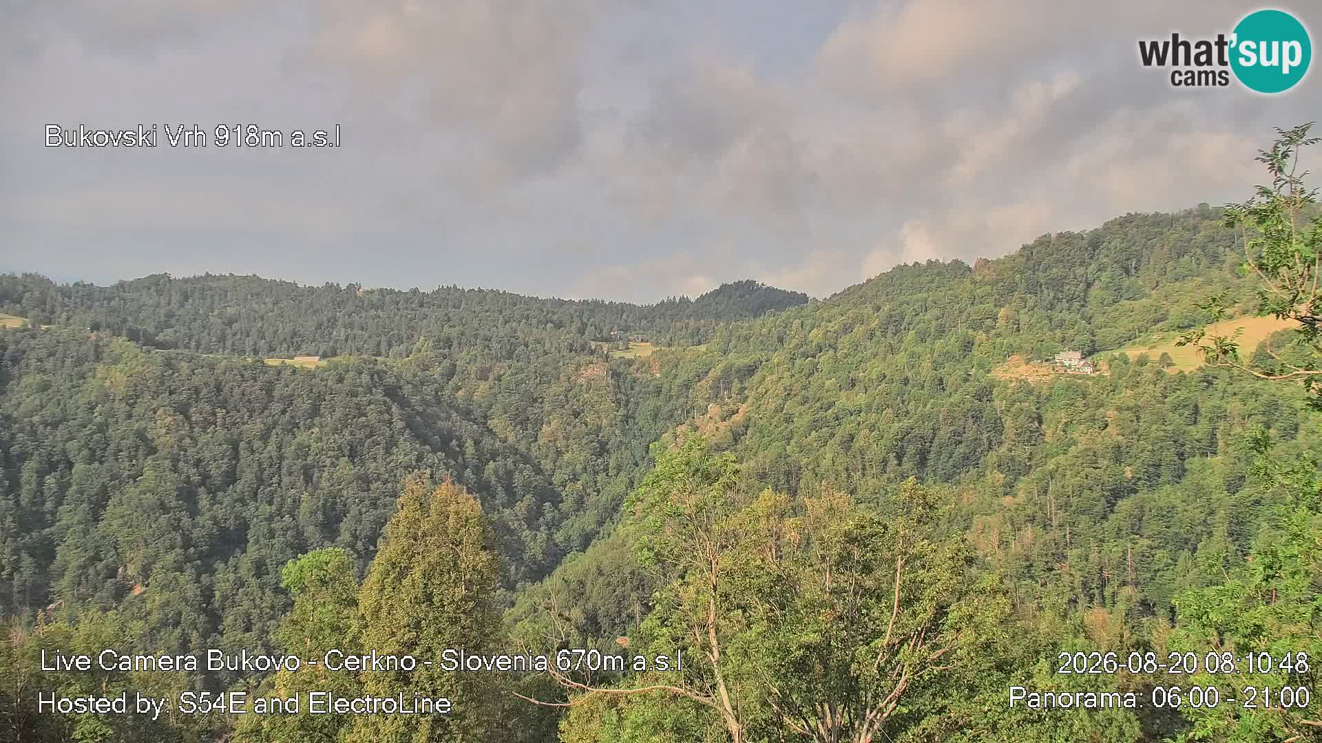 Bukovo Webcam – Baška grapa | Cerkno | Slowenien
