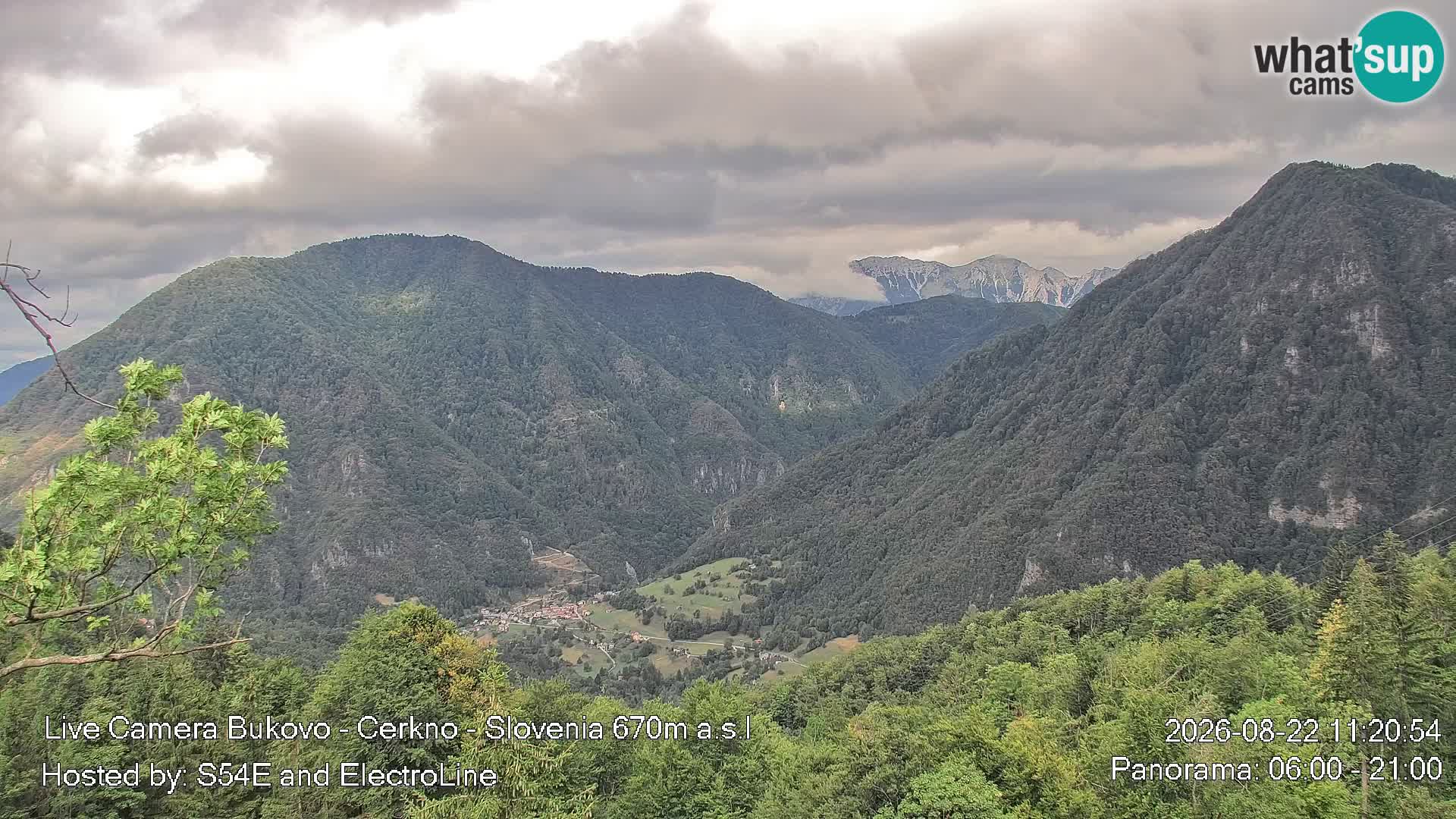Bukovo Webcam – Baška grapa | Cerkno | Slowenien