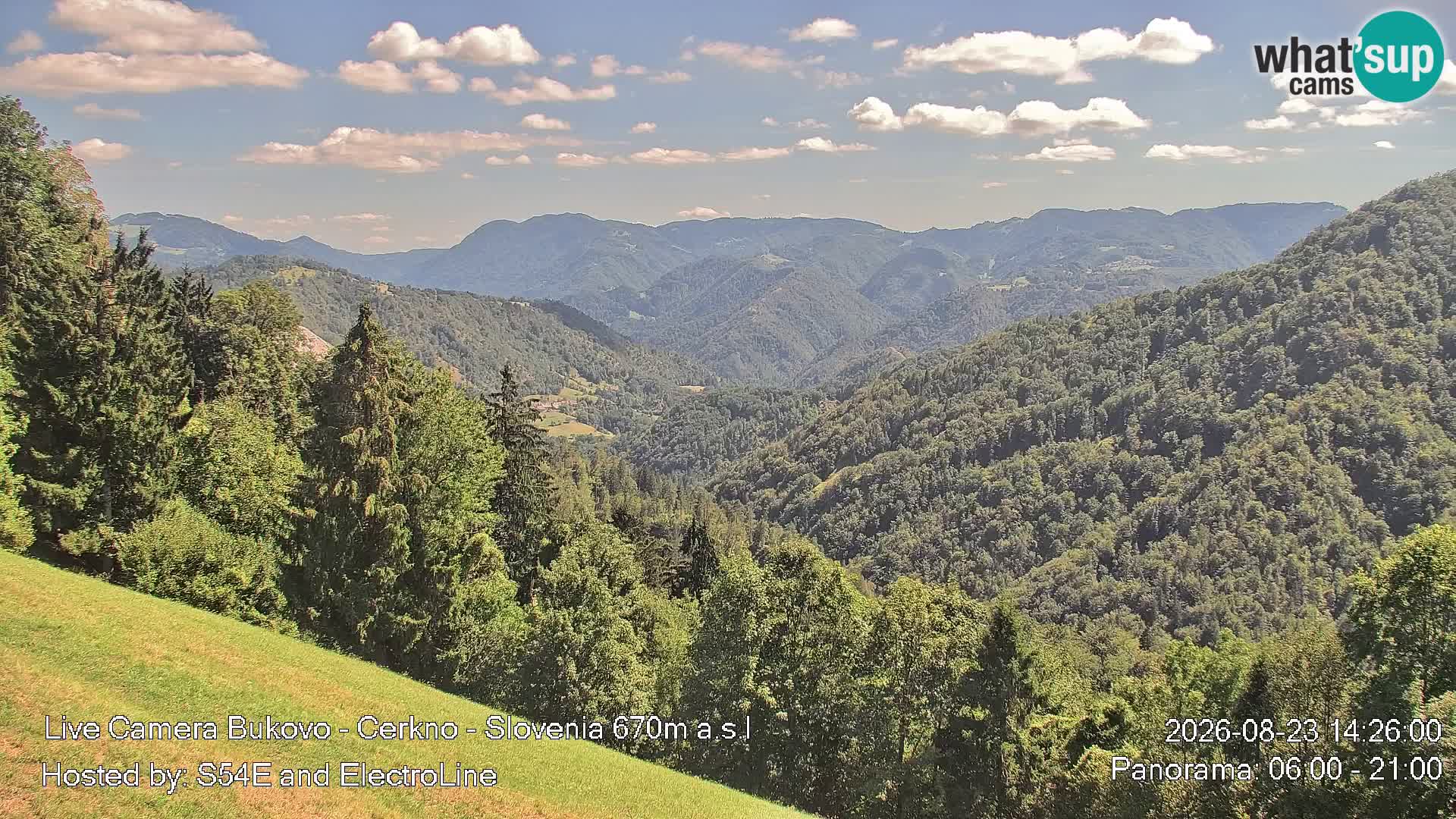 Webcam Bukovo – Baška grapa | Cerkno | Slovénie