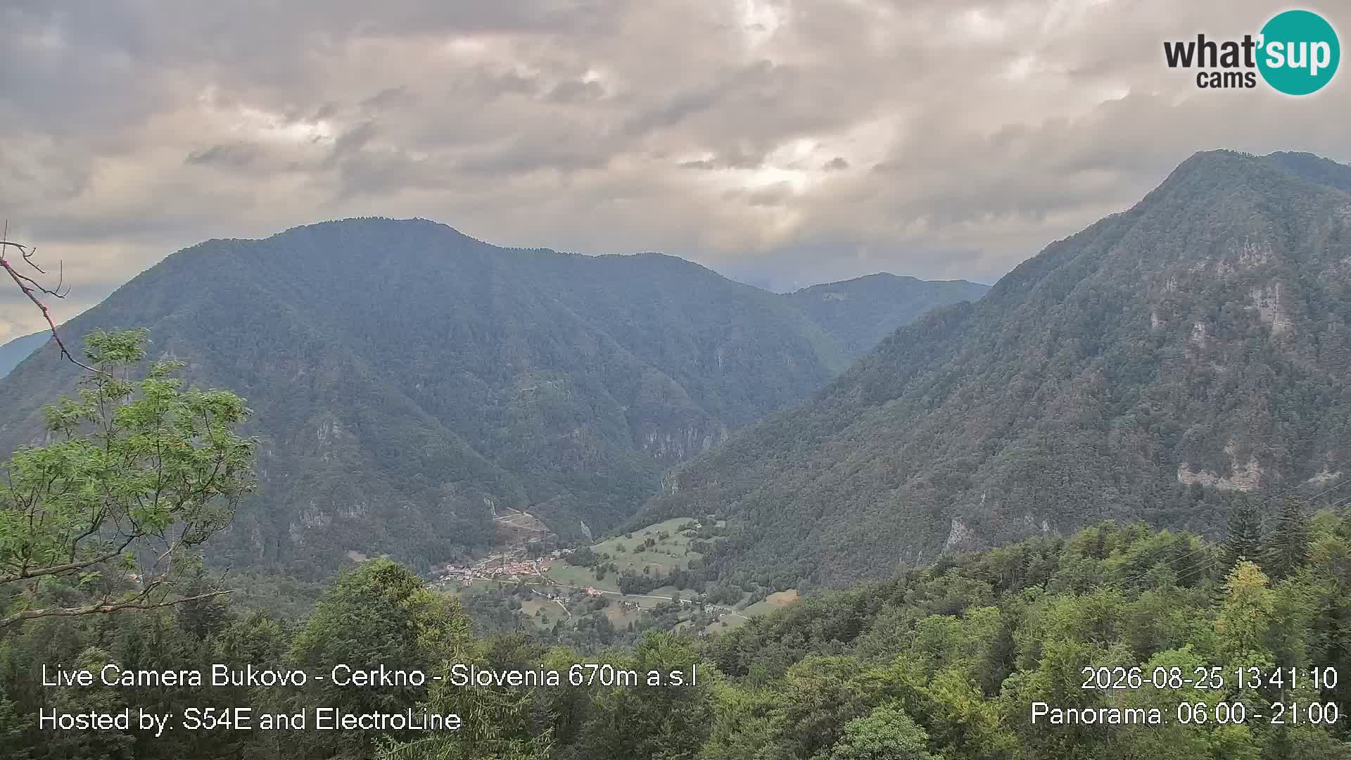 Bukovo Webcam – Baška grapa | Cerkno | Slowenien