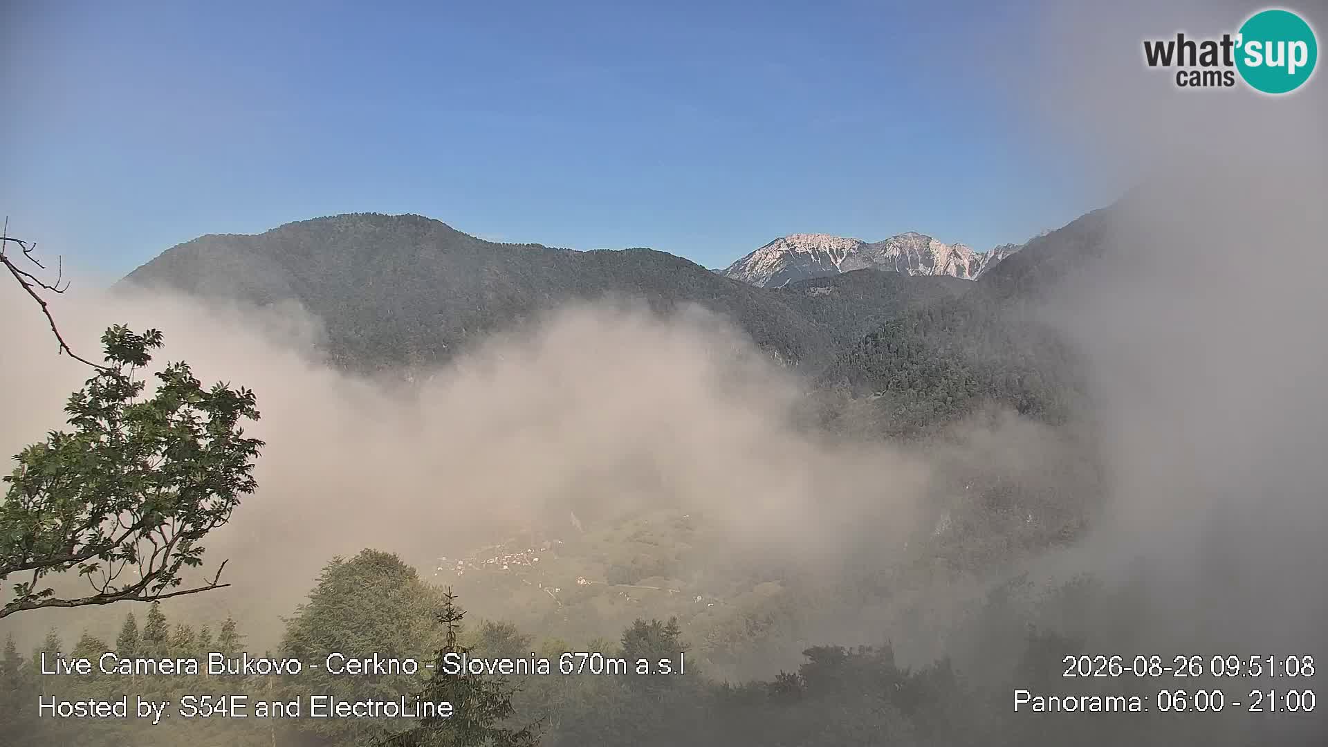Webcam Bukovo – Baška grapa | Cerkno | Slovenia