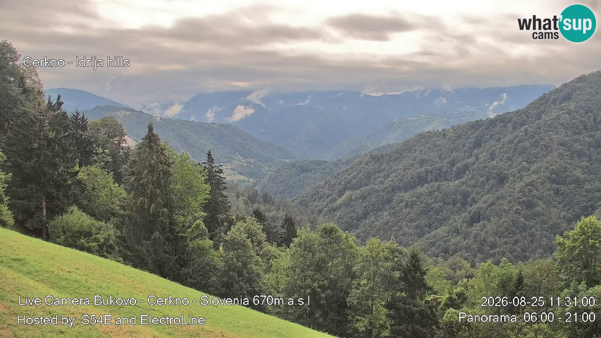 Webcam Bukovo – Baška grapa | Cerkno | Slovenia