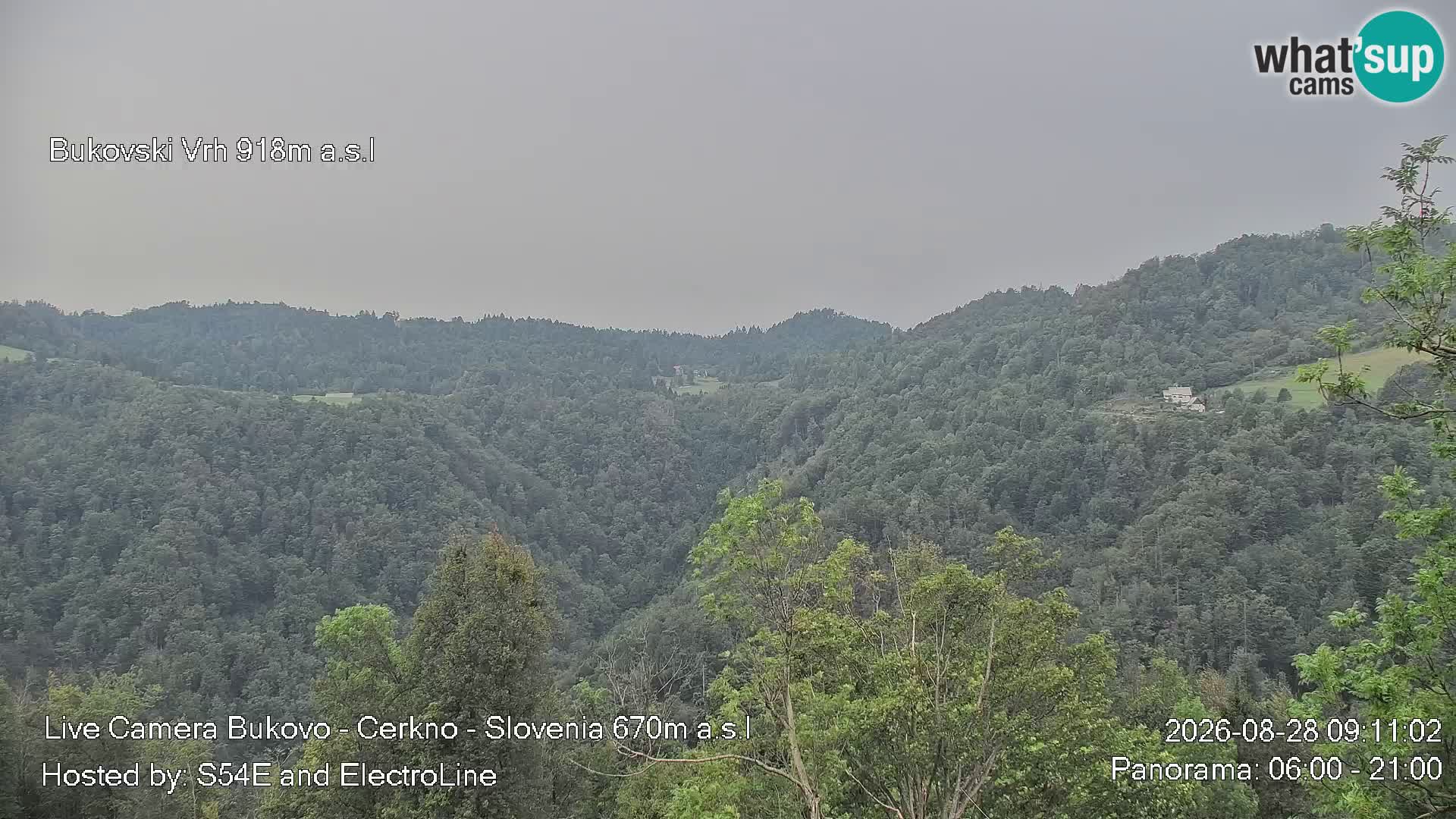 Webcam Bukovo – Baška grapa | Cerkno | Slovénie