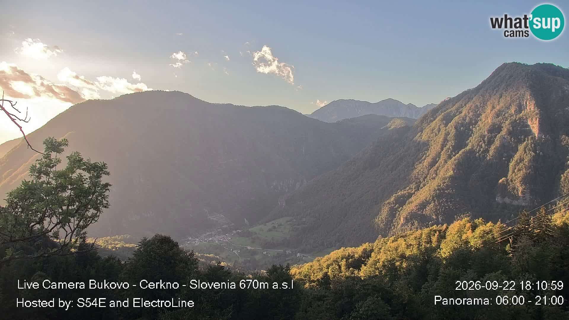 Webcam Bukovo – Baška grapa | Cerkno | Slovenia
