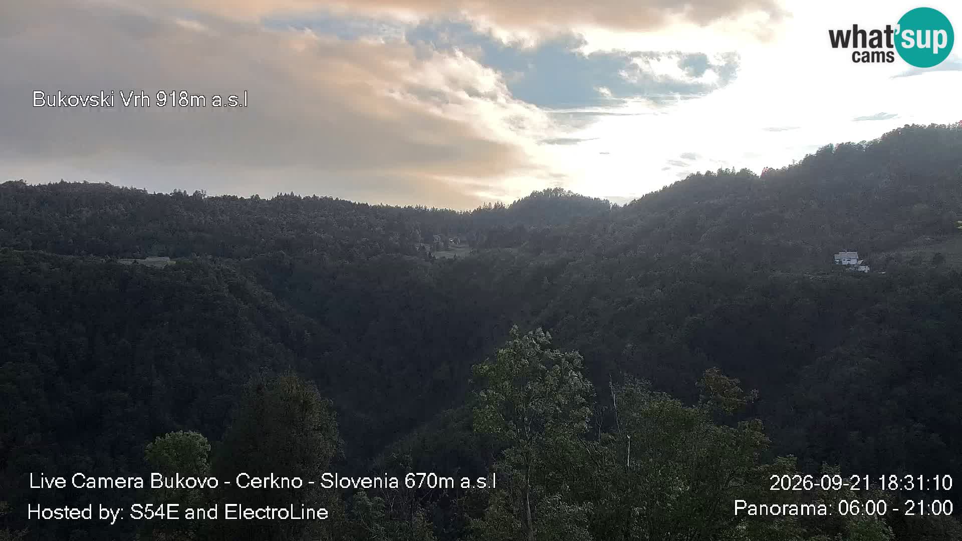 Webcam Bukovo – Baška grapa | Cerkno | Slovenia
