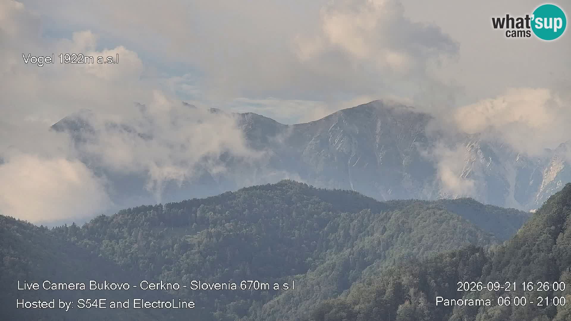 Web kamera Bukovo – Baška grapa | Cerkno | Slovenija