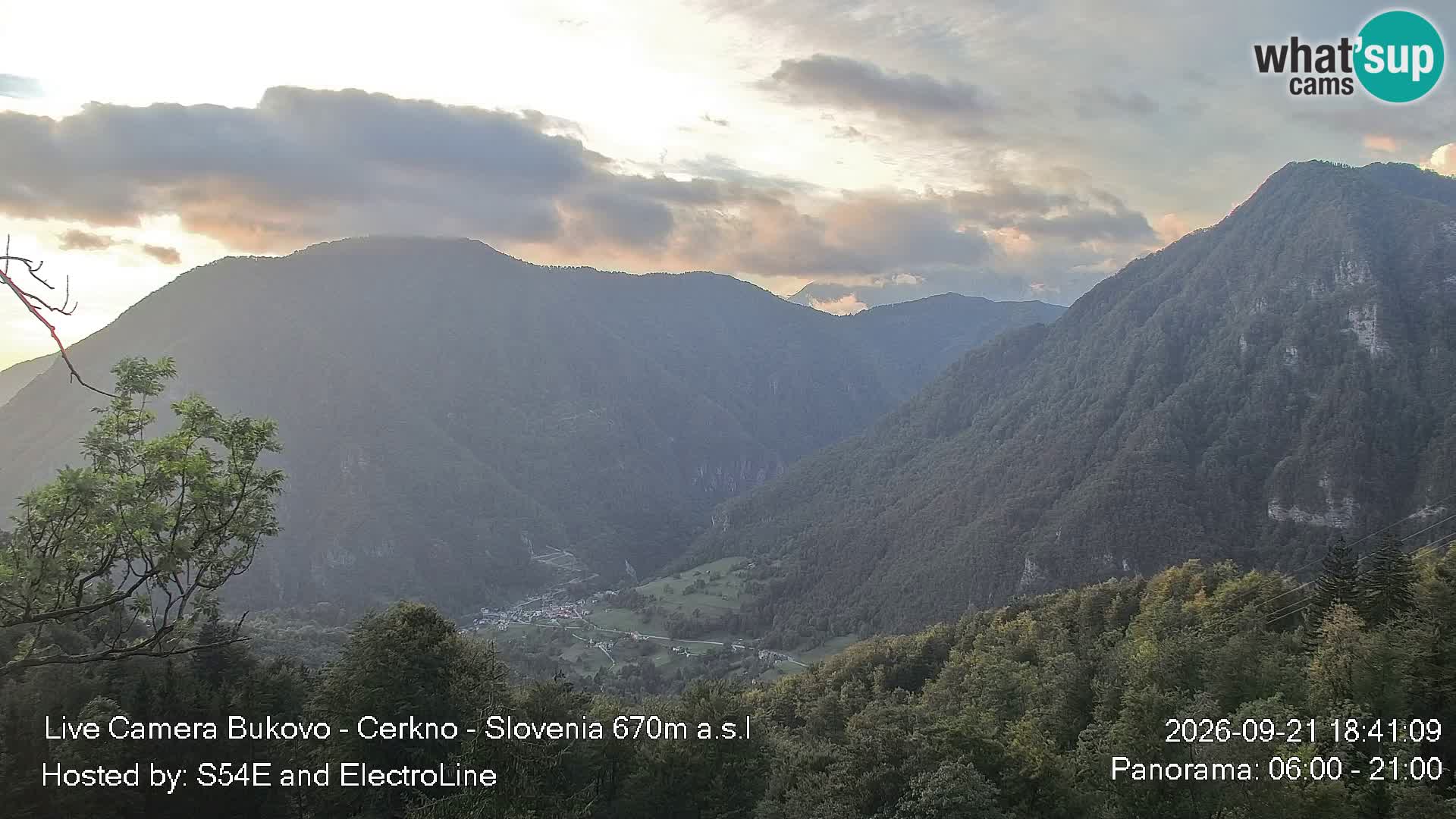 Webcam en vivo Bukovo – Baška grapa | Cerkno | Eslovenia