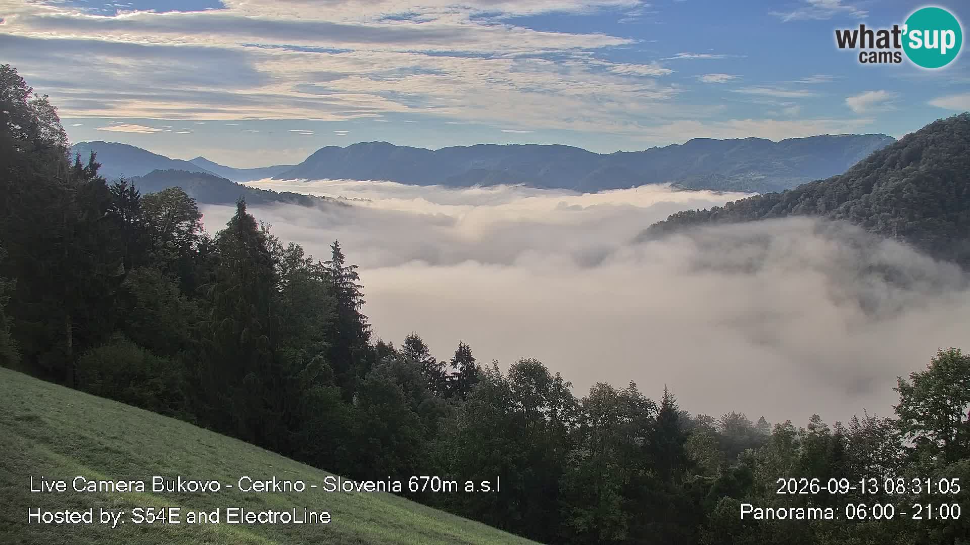 Webcam Bukovo – Baška grapa | Cerkno | Slovenia