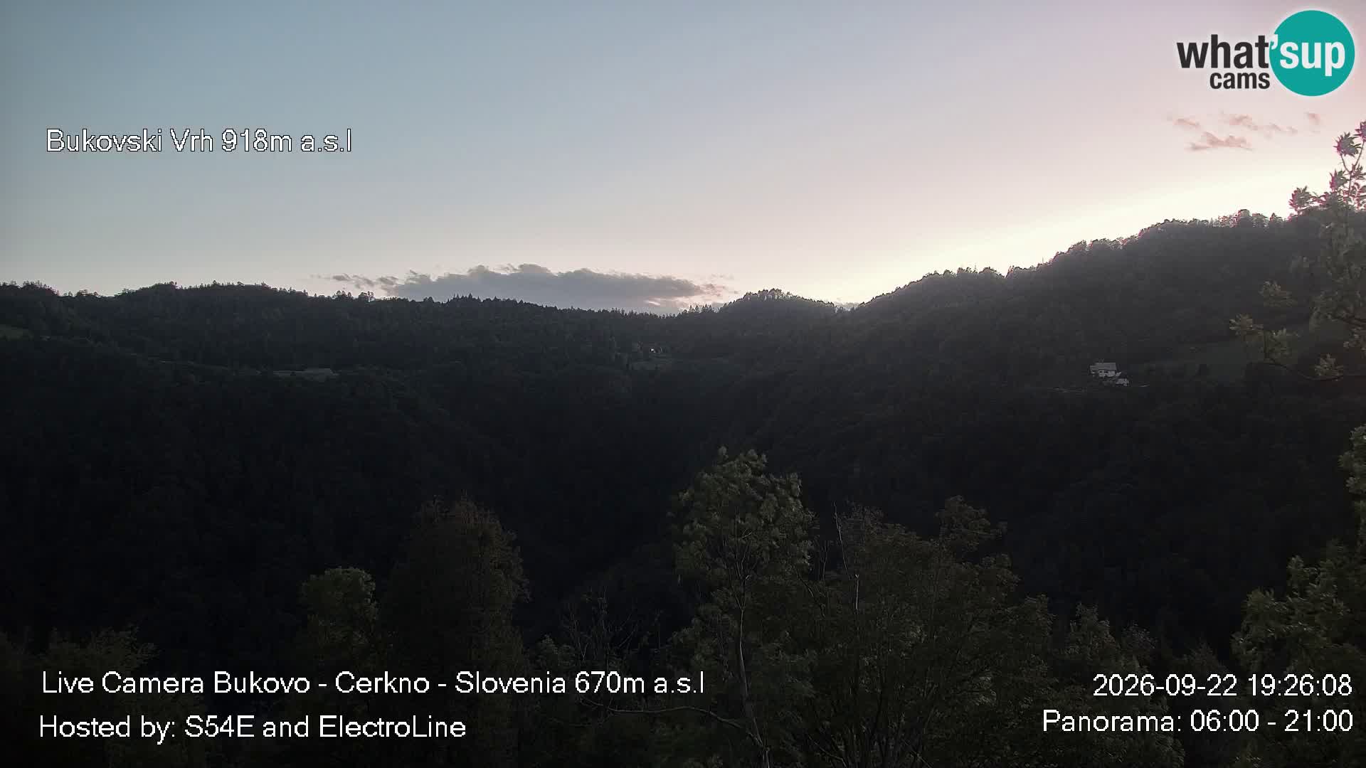 Web kamera Bukovo – Baška grapa | Cerkno | Slovenija