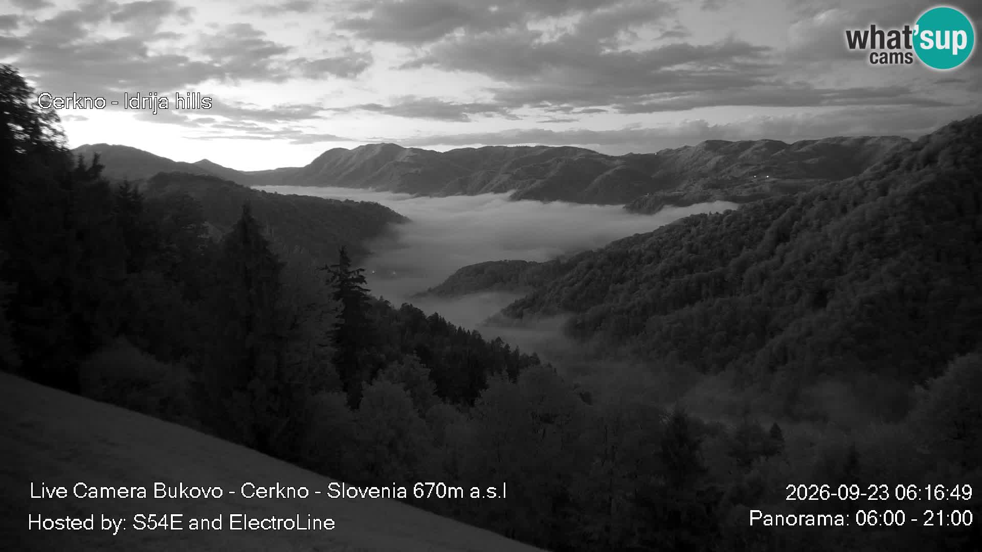 Web kamera Bukovo – Baška grapa | Cerkno | Slovenija