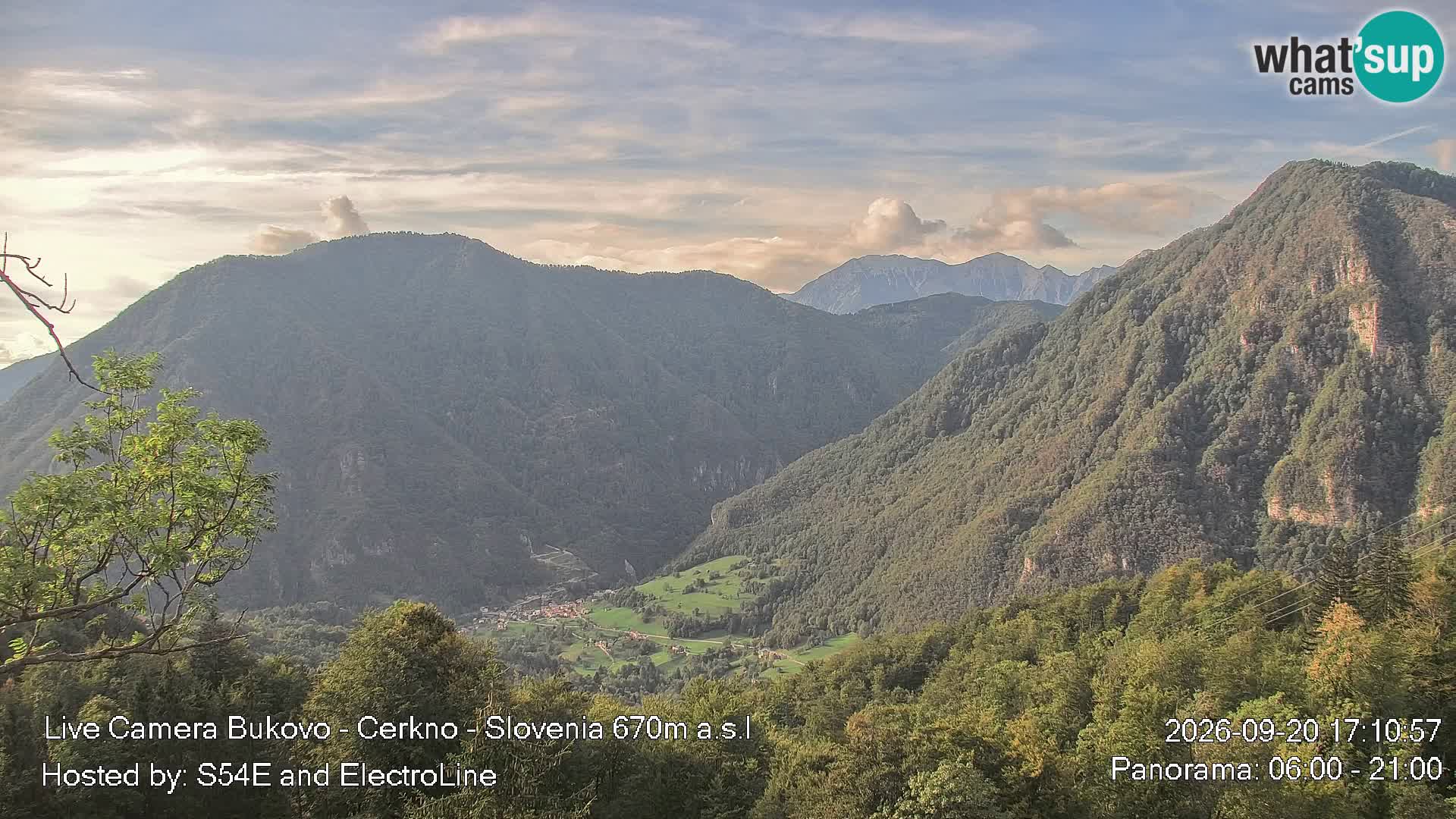 Webcam Bukovo – Baška grapa | Cerkno | Slovenia