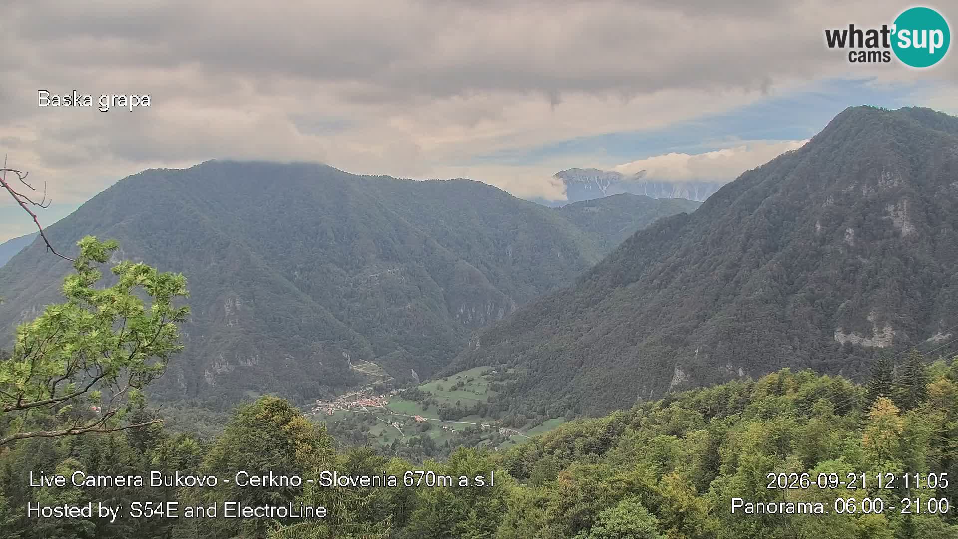 Webcam Bukovo – Baška grapa | Cerkno | Slovenia