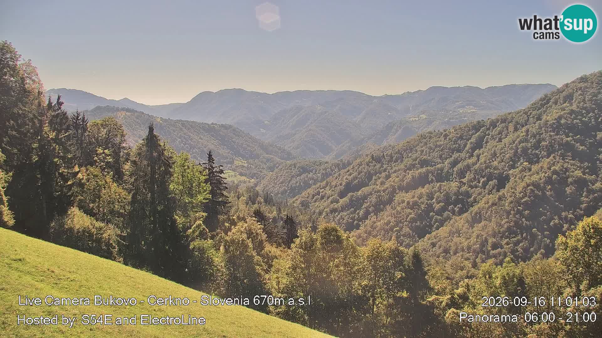 Webcam Bukovo – Baška grapa | Cerkno | Slovénie