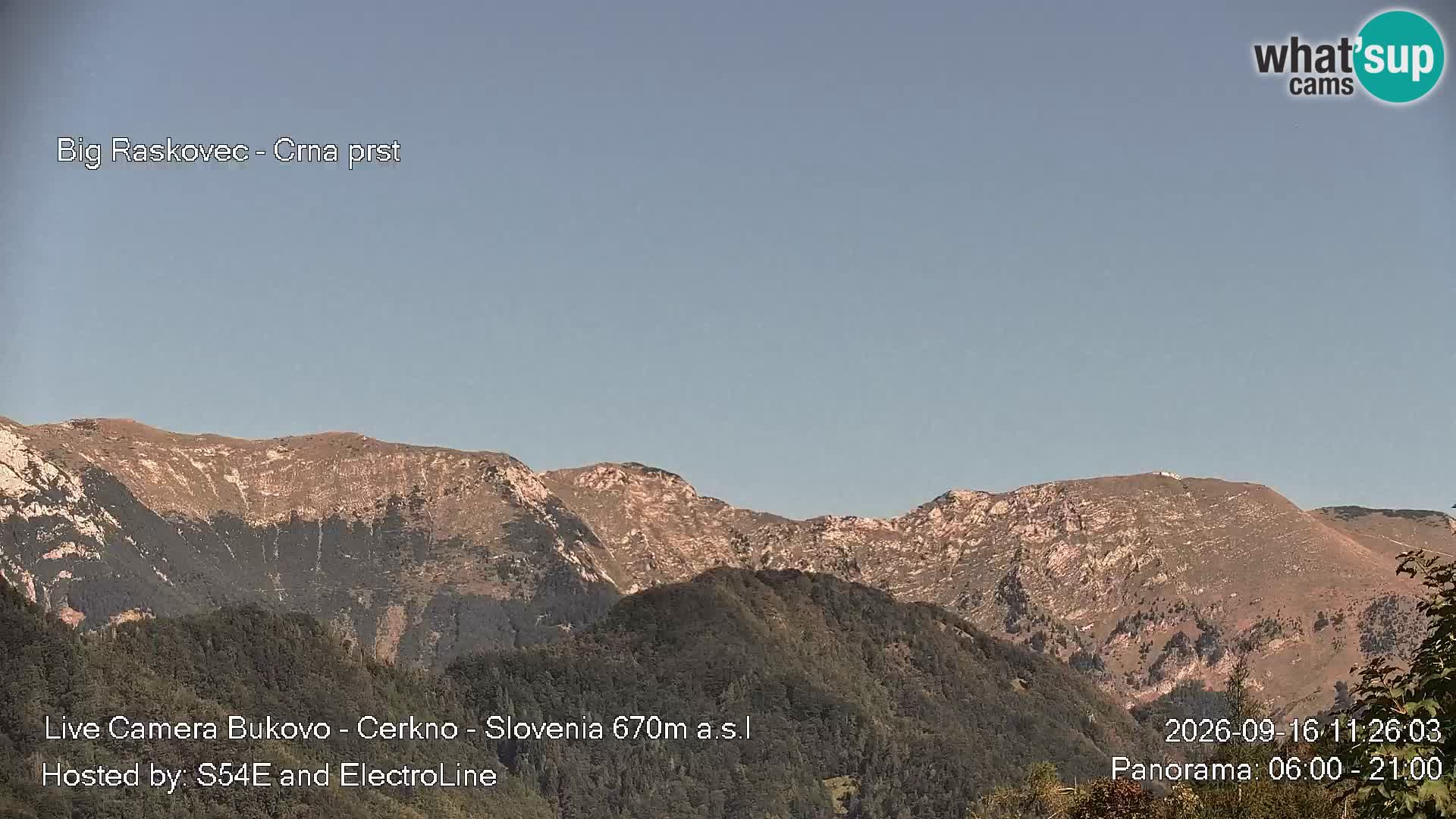 Bukovo Webcam – Baška grapa | Cerkno | Slowenien