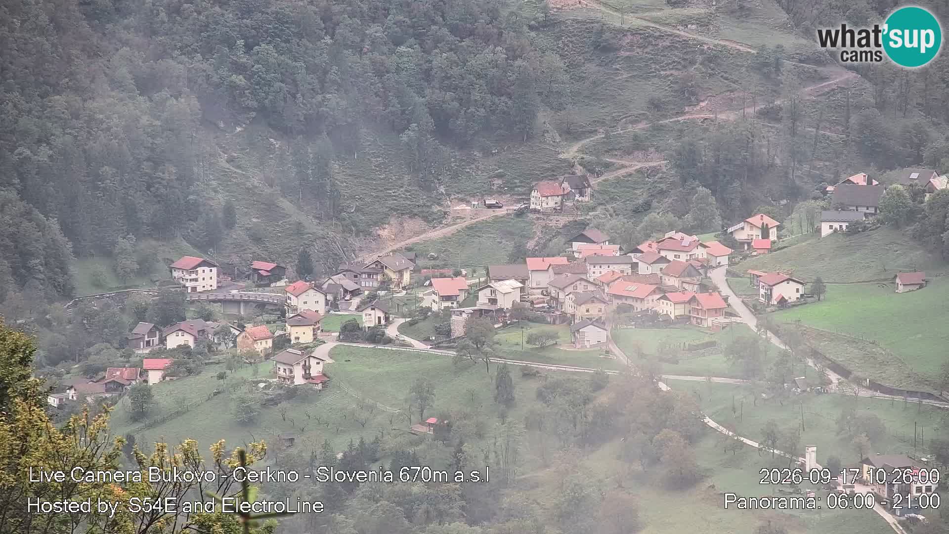 Webcam Bukovo – Baška grapa | Cerkno | Slovenia