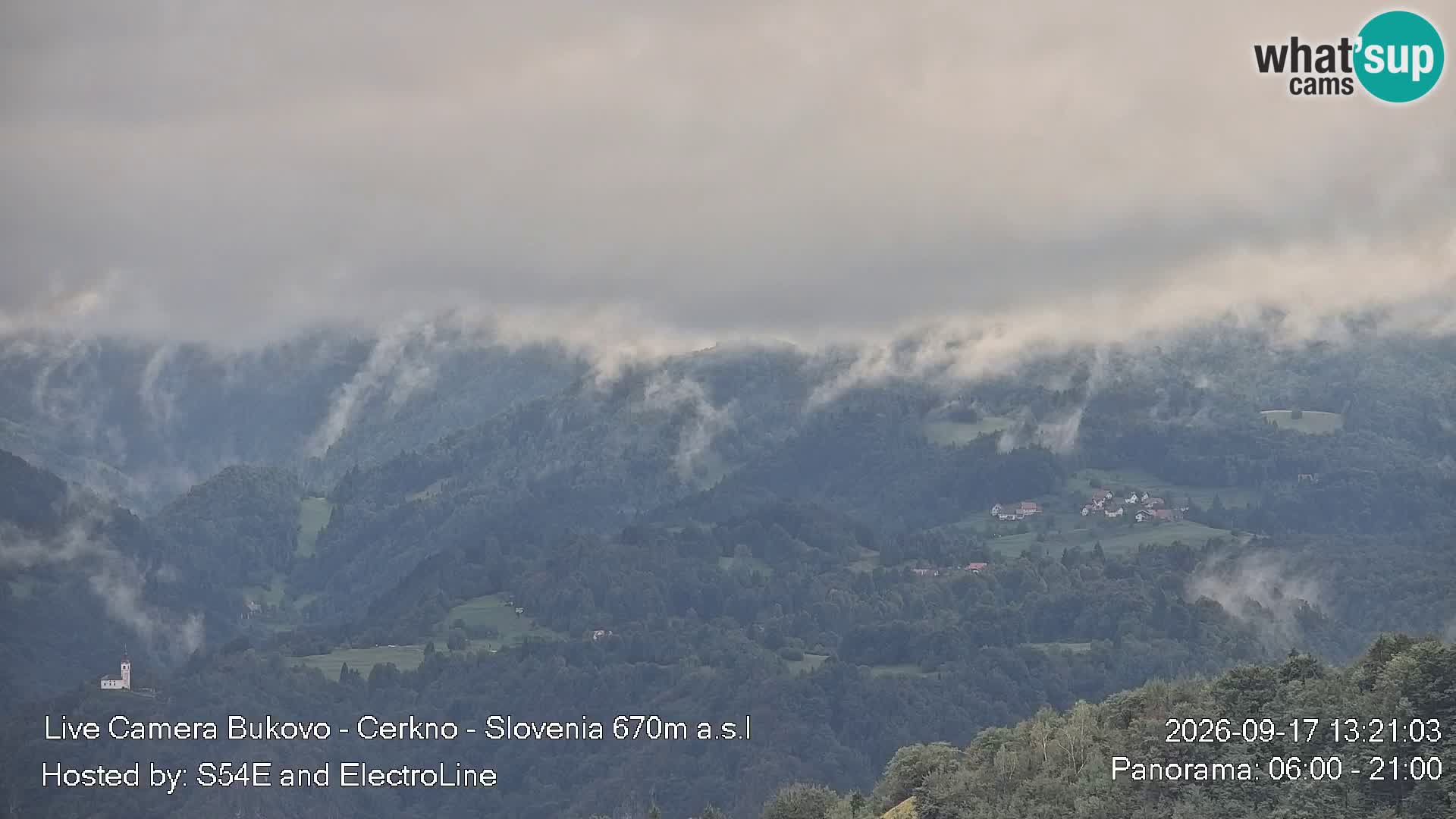 Webcam Bukovo – Baška grapa | Cerkno | Slovénie