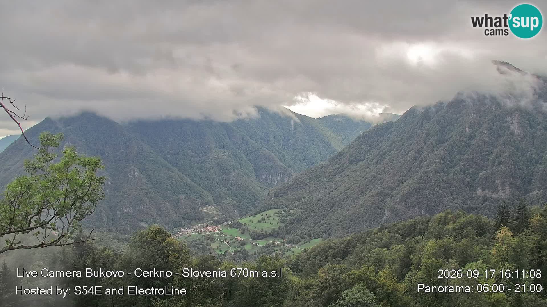 Bukovo Webcam – Baška grapa | Cerkno | Slowenien