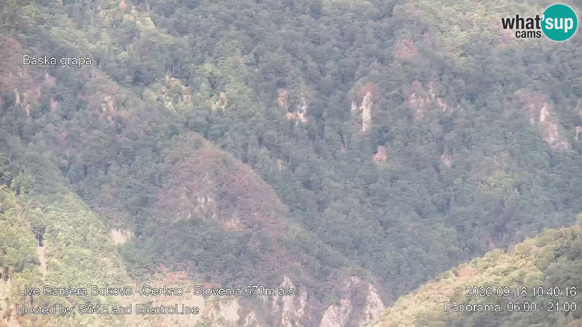 Webcam Bukovo – Baška grapa | Cerkno | Slovenia