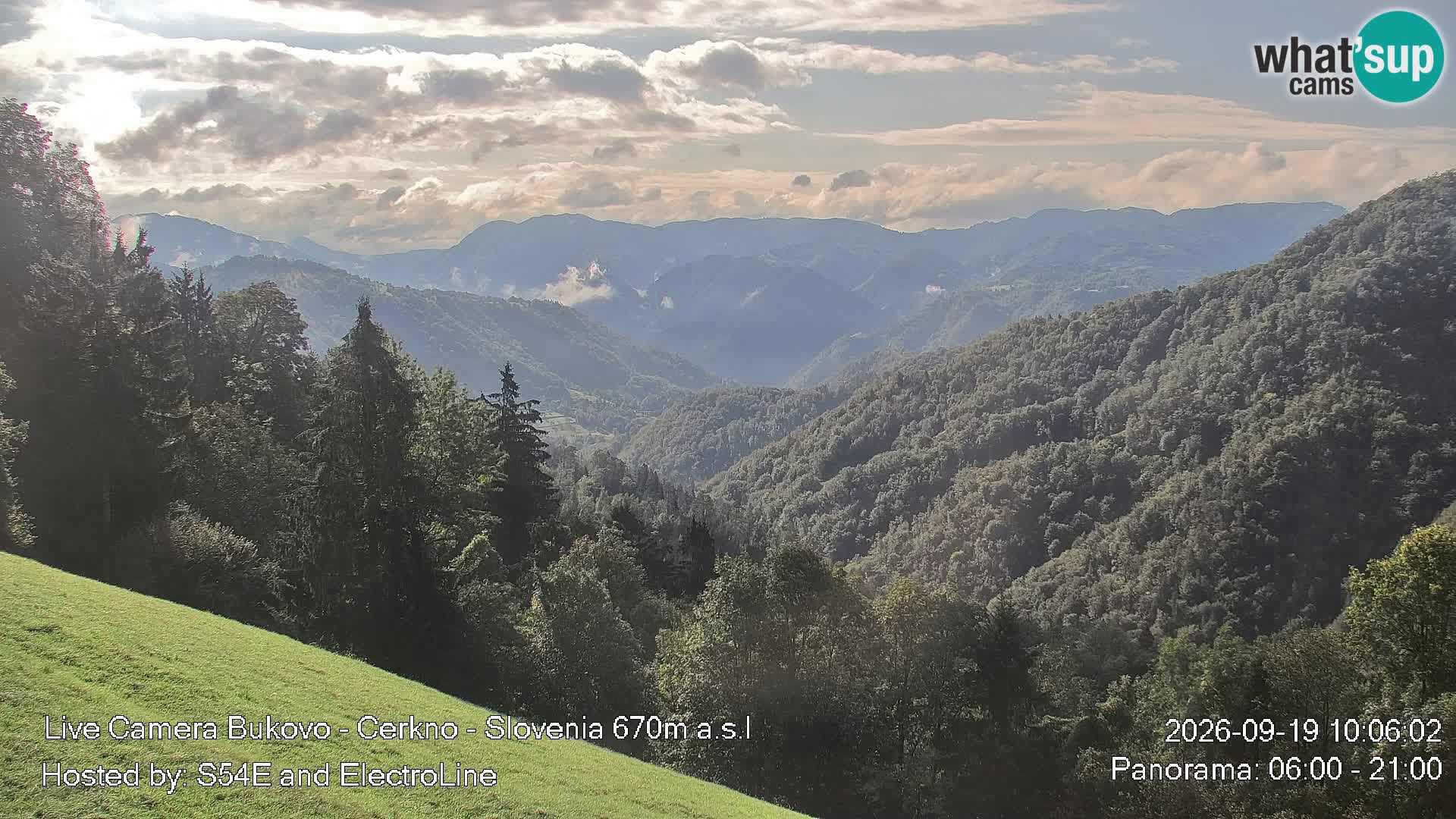 Webcam Bukovo – Baška grapa | Cerkno | Slovenia