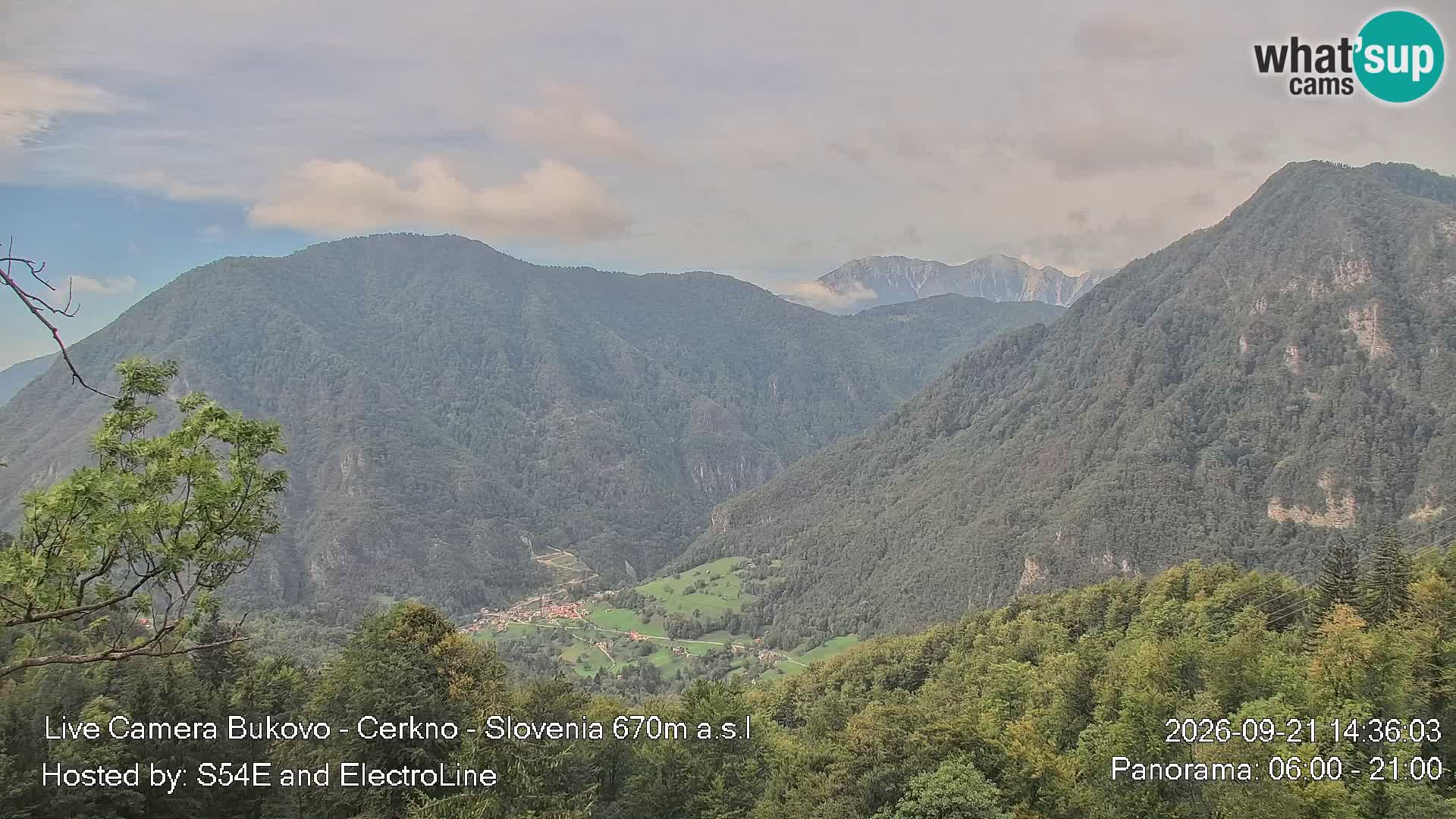 Bukovo Webcam – Baška grapa | Cerkno | Slowenien