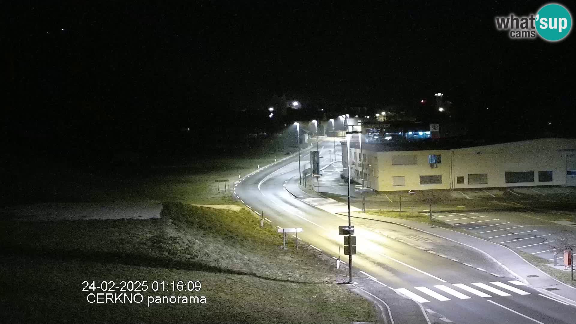 Cerkno city entrance Live Webcam