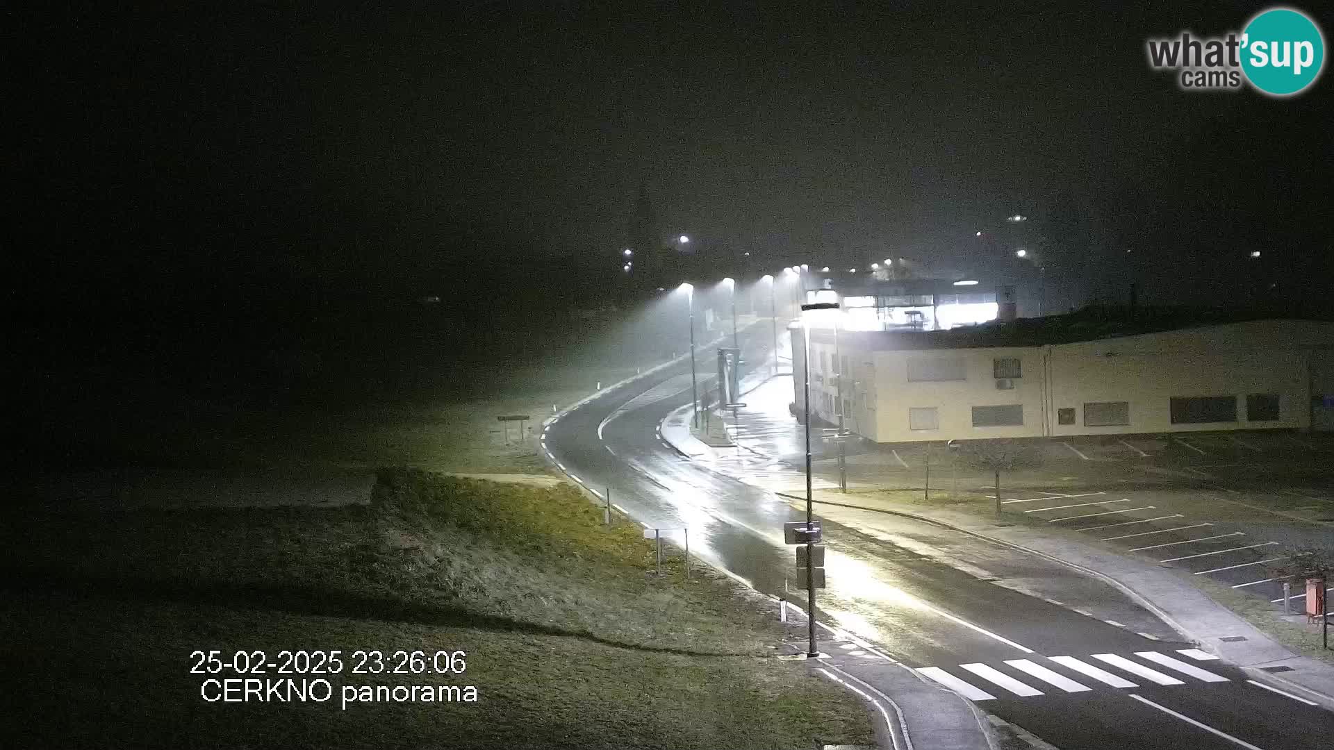 Cerkno city entrance Live Webcam