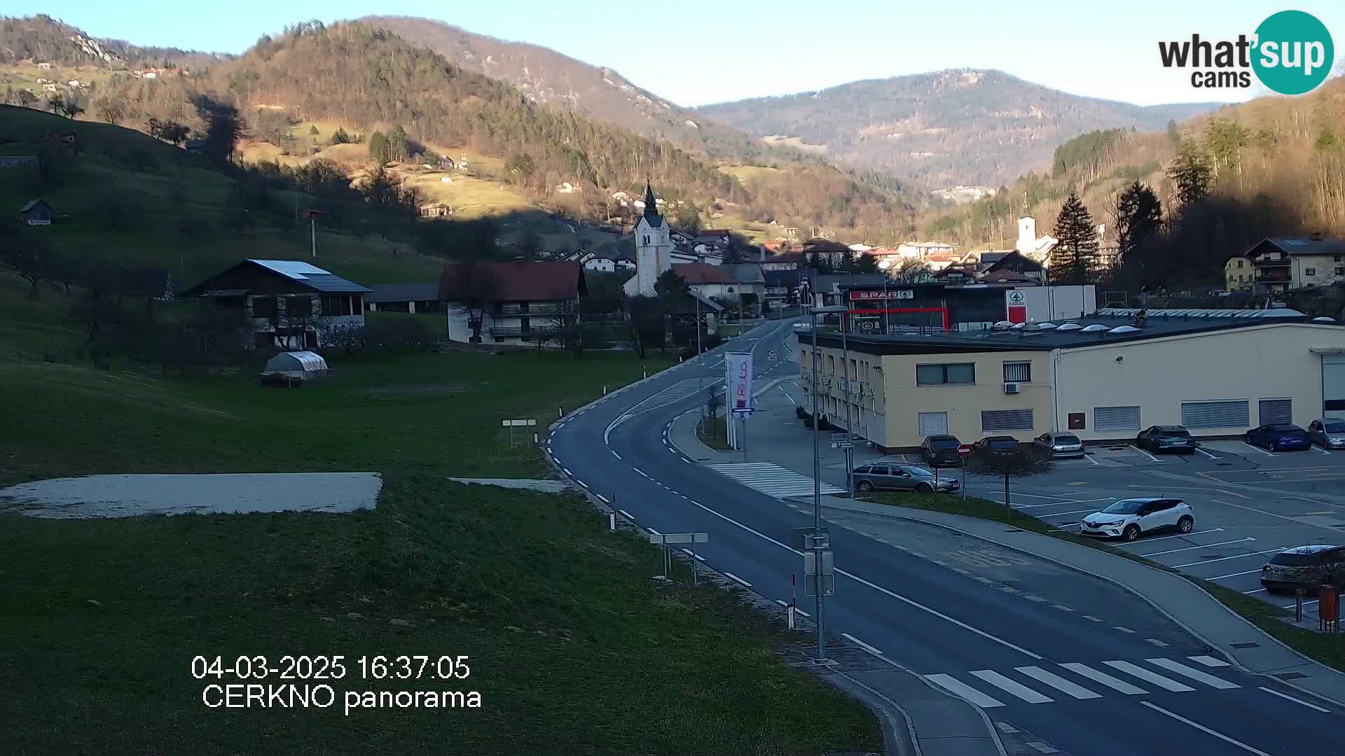 Cerkno ulaz u grad – Kamera uživo