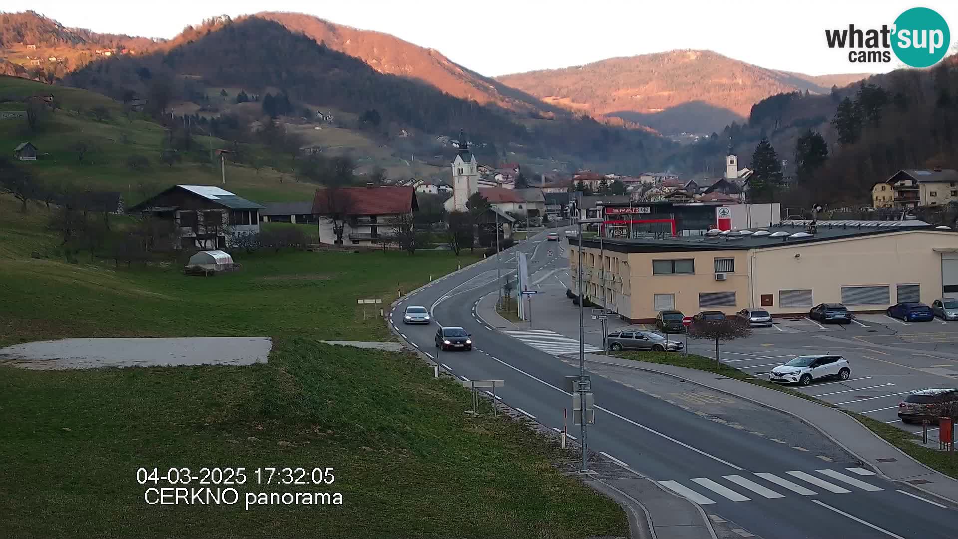 Cerkno ulaz u grad – Kamera uživo