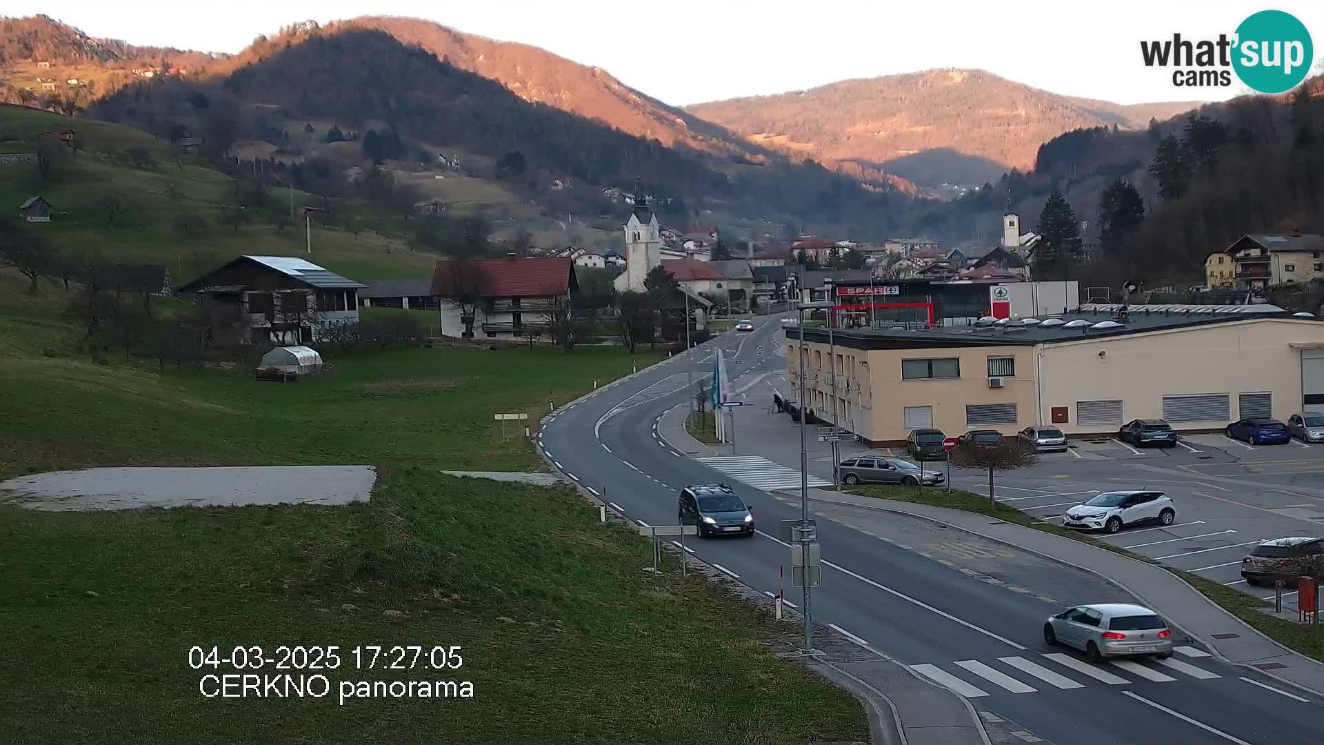 Cerkno Stadteingang Live-Webcam