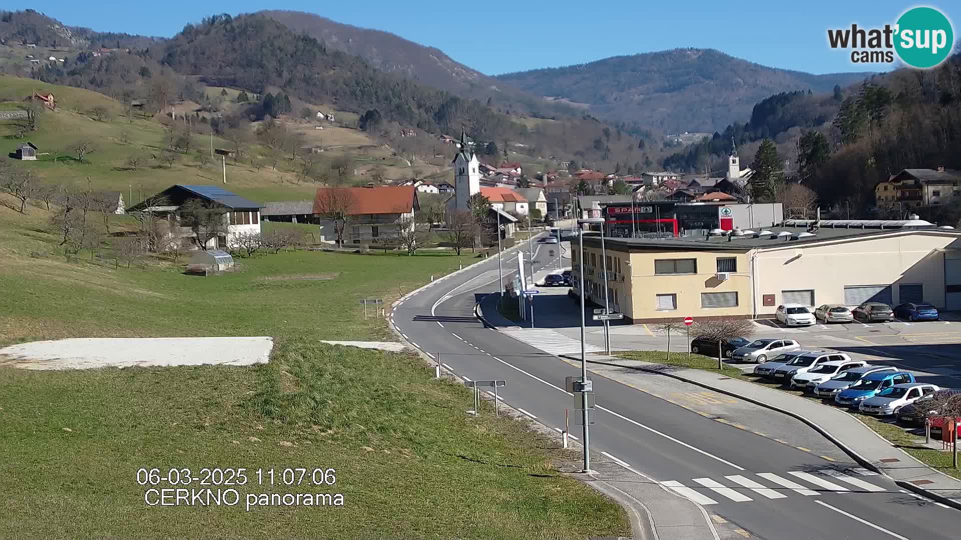 Cerkno Stadteingang Live-Webcam