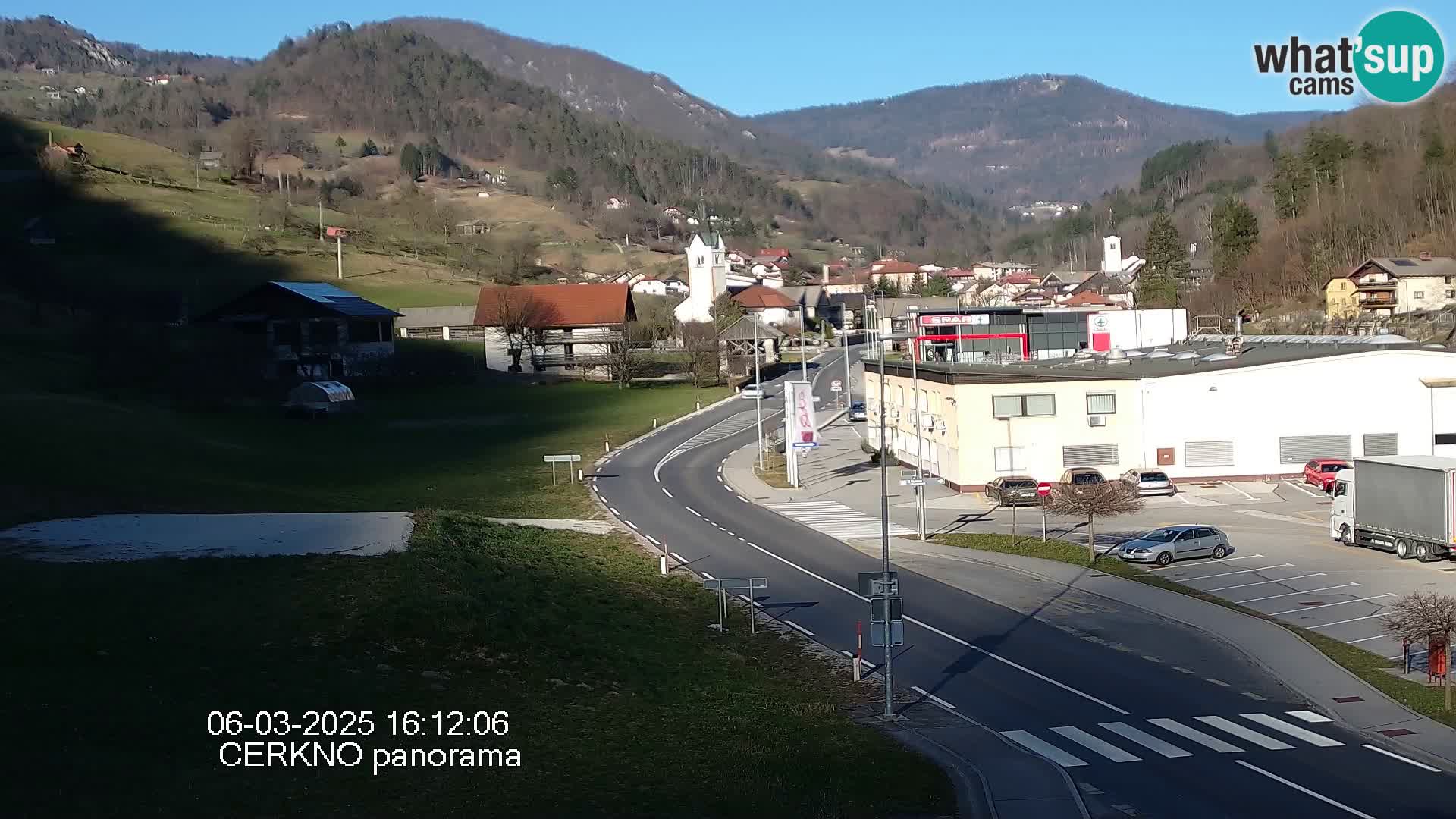 Cerkno ulaz u grad – Kamera uživo