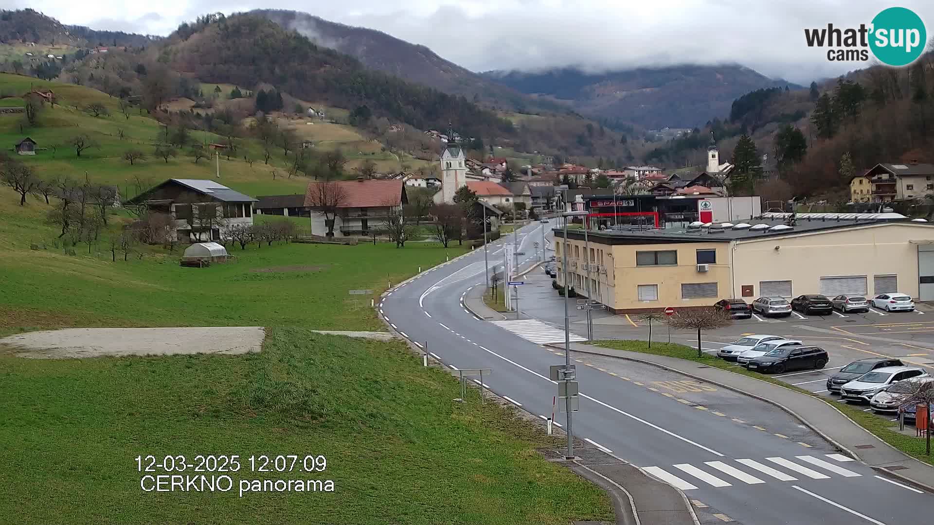 Cerkno ulaz u grad – Kamera uživo