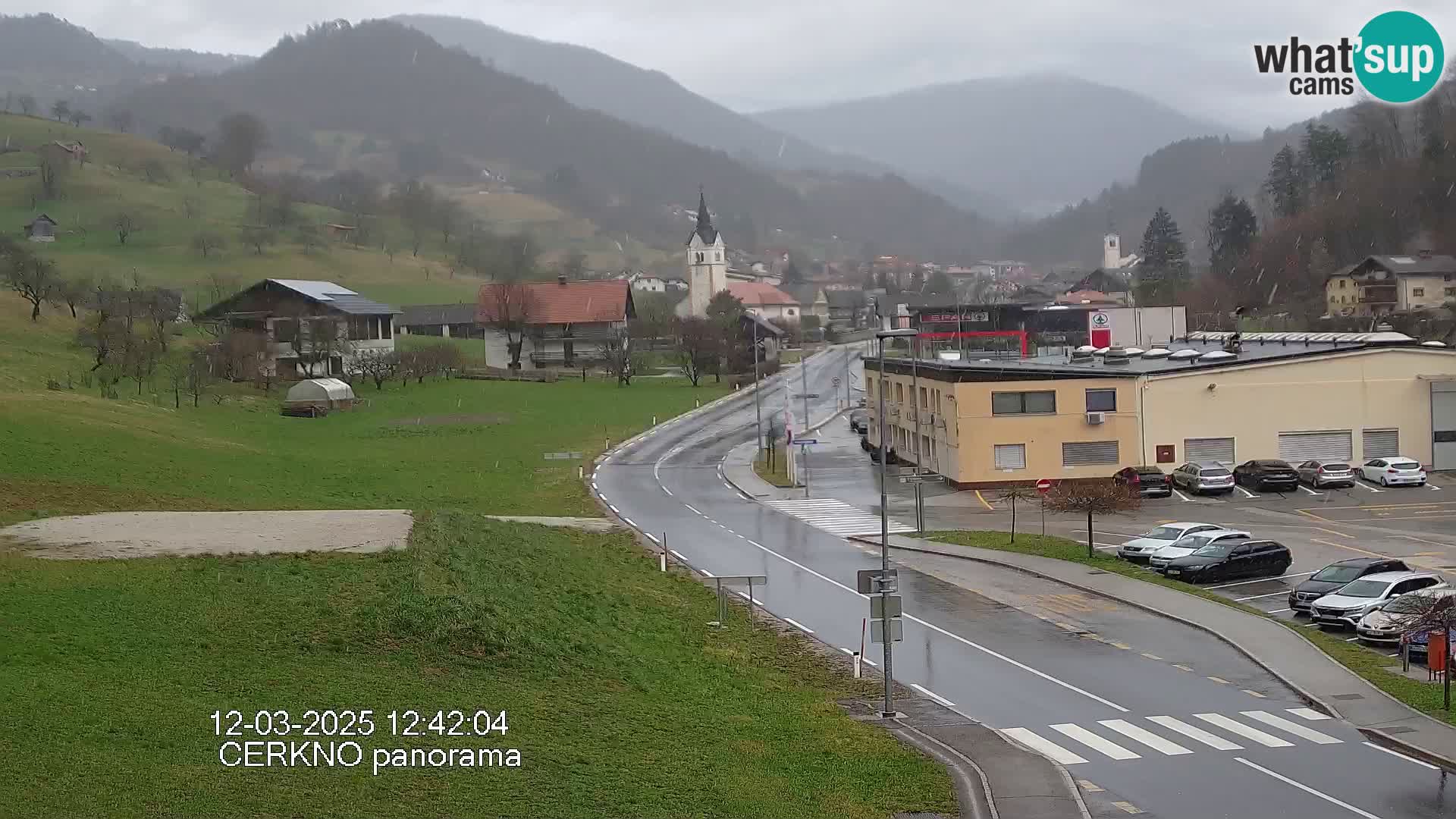 Cerkno ulaz u grad – Kamera uživo