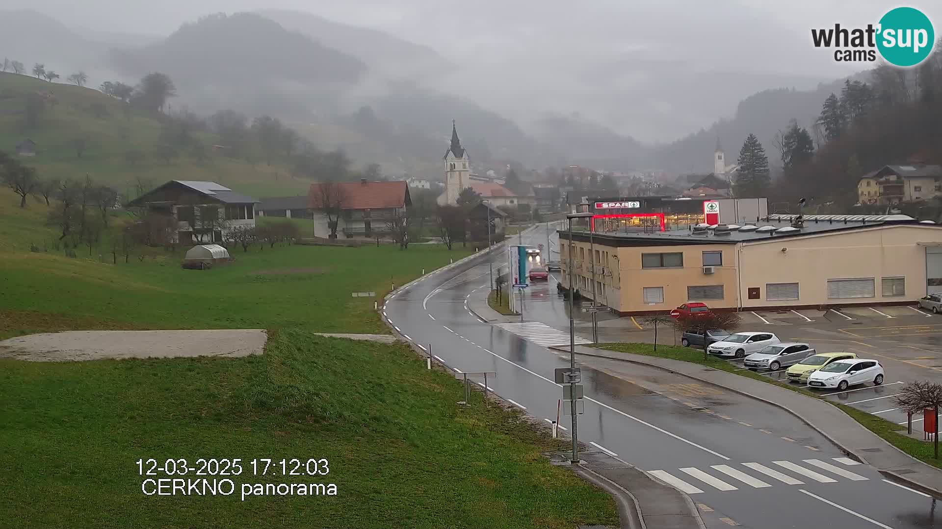 Cerkno ulaz u grad – Kamera uživo