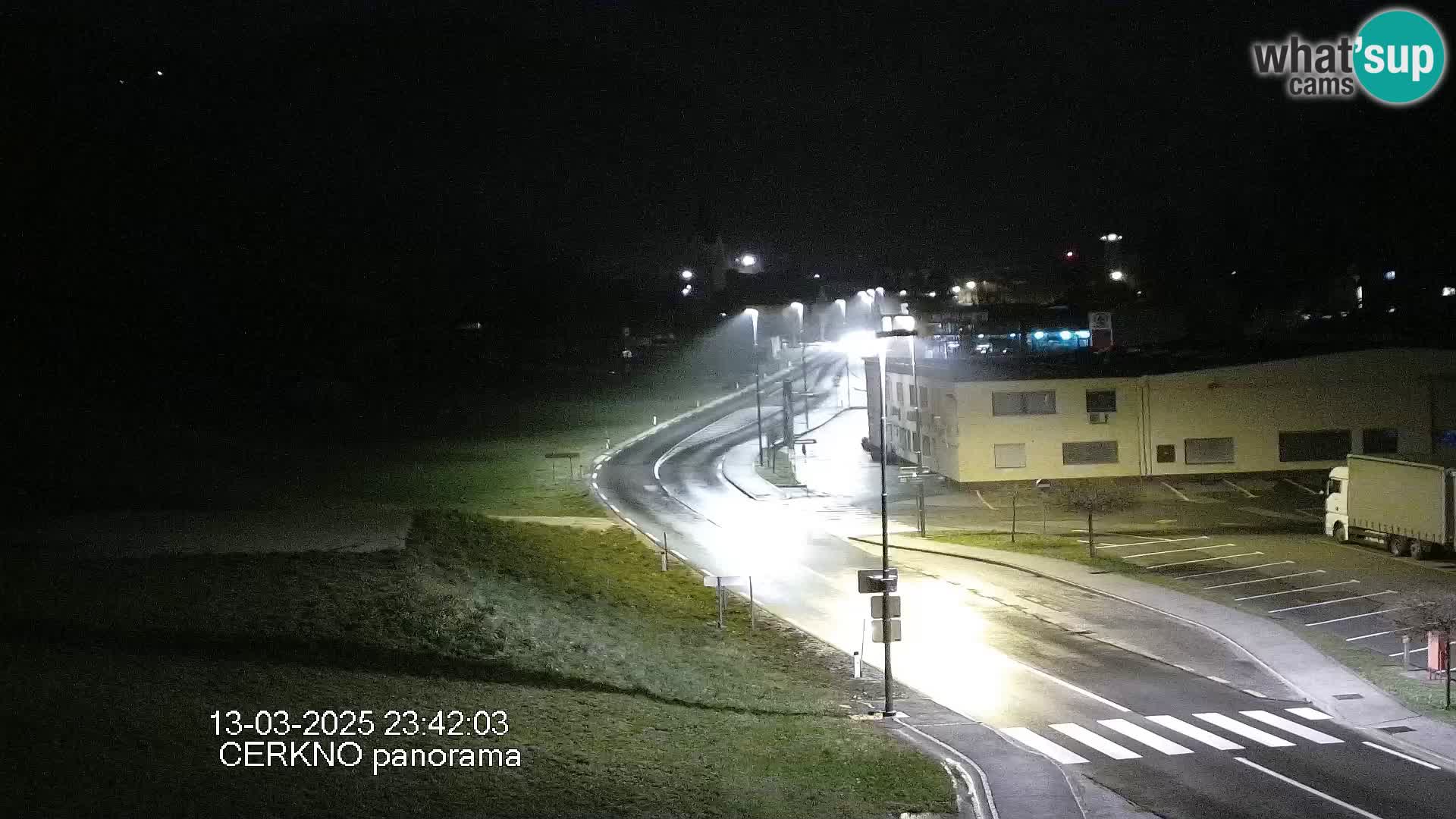 Cerkno entrada a la ciudad Webcam en vivo