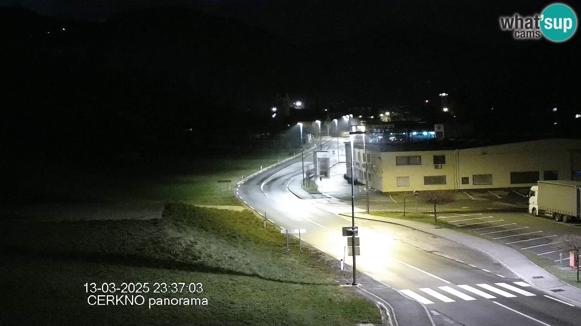 Cerkno entrada a la ciudad Webcam en vivo