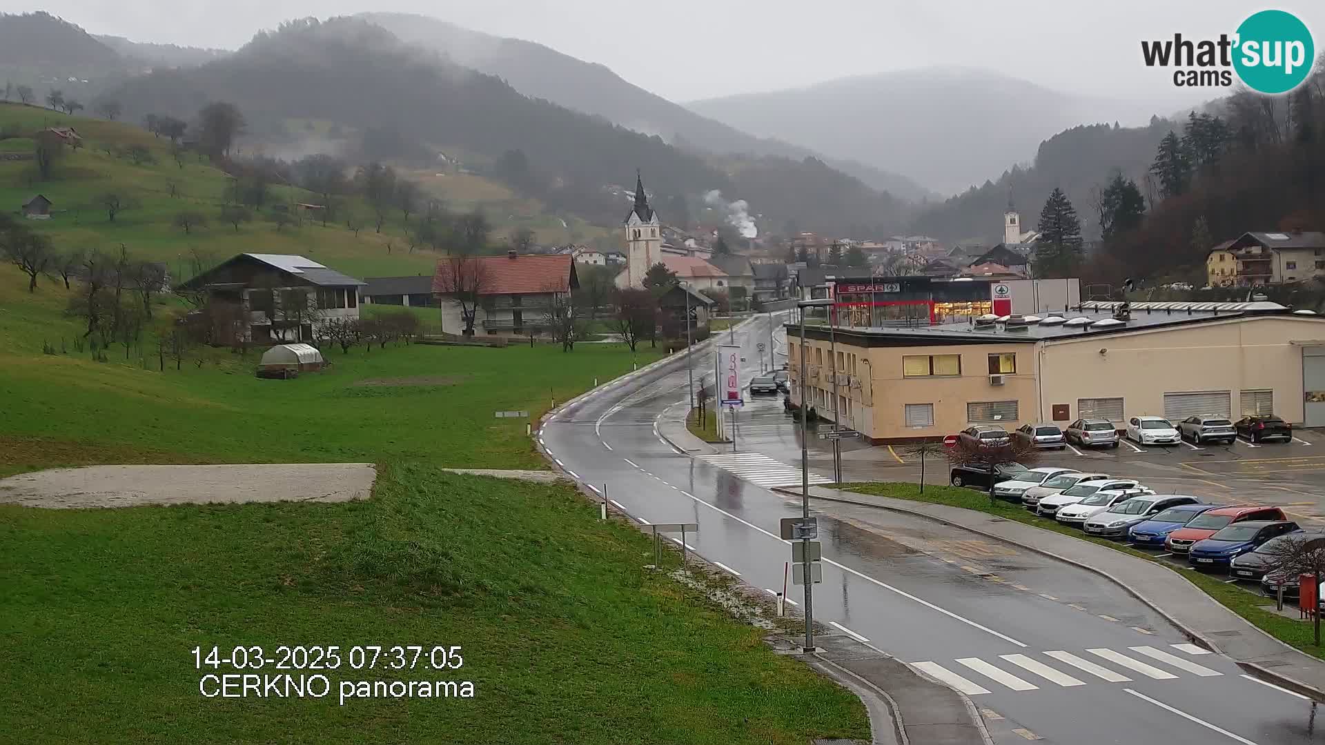 Webcam Ingresso Città di Cerkno