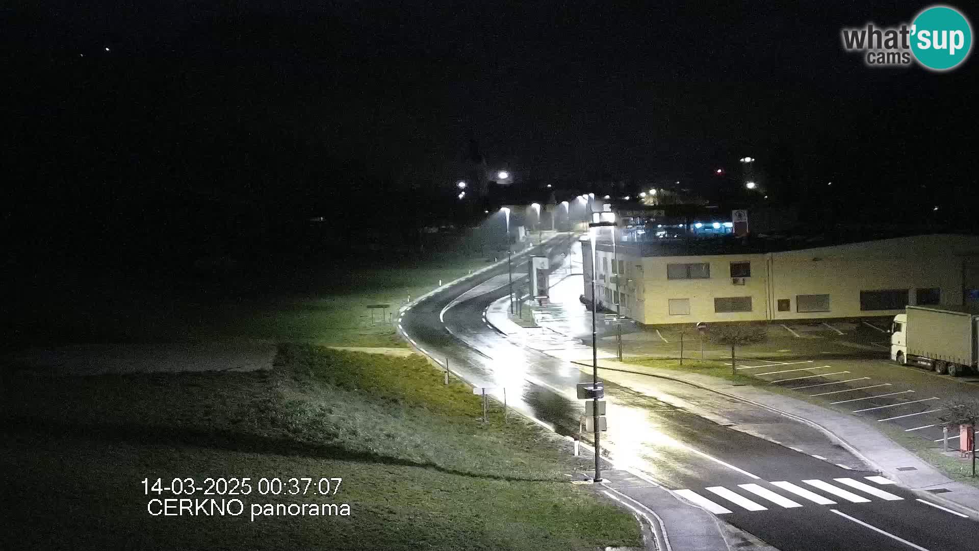 Cerkno entrada a la ciudad Webcam en vivo