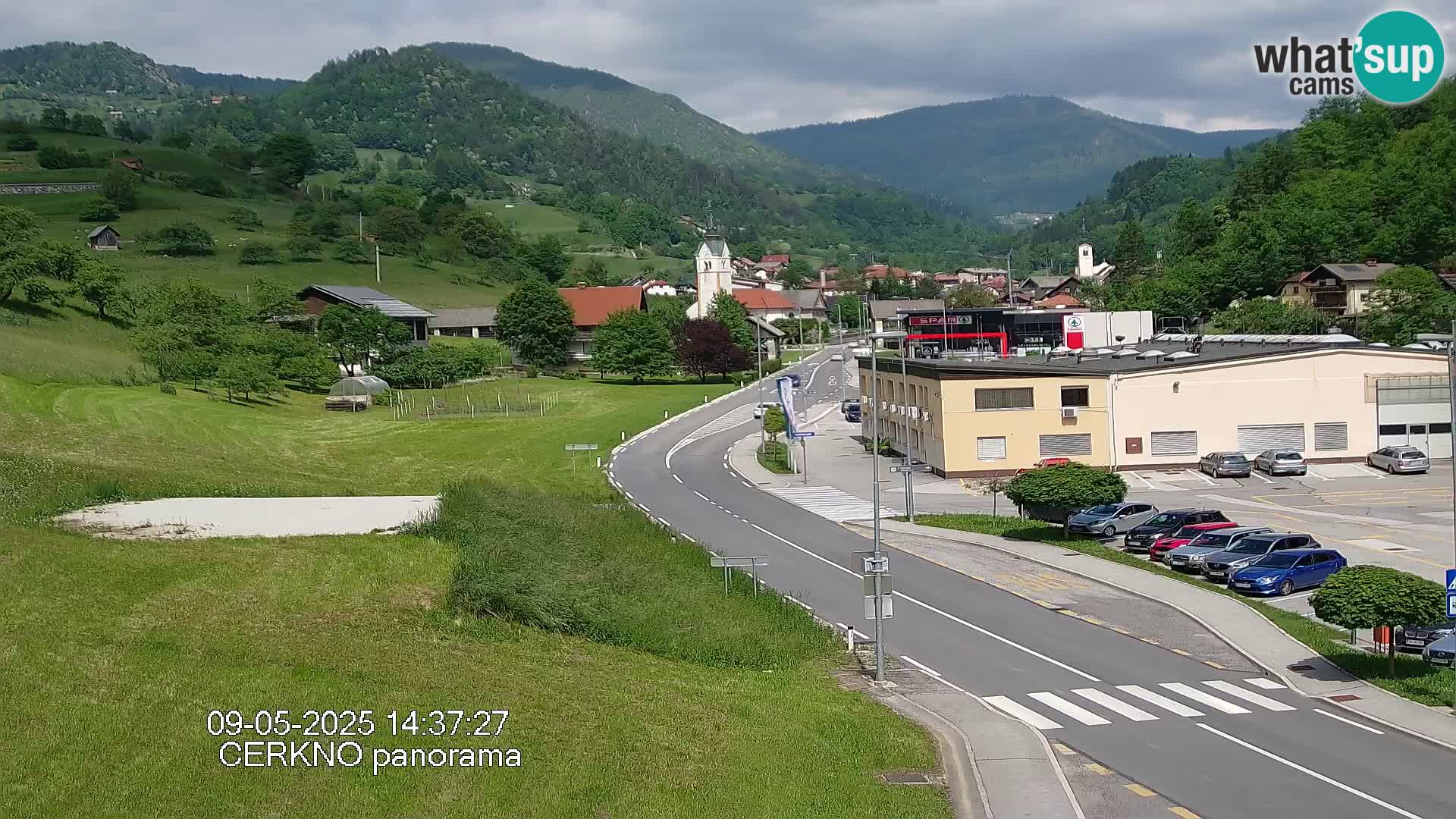 Cerkno Stadteingang Live-Webcam