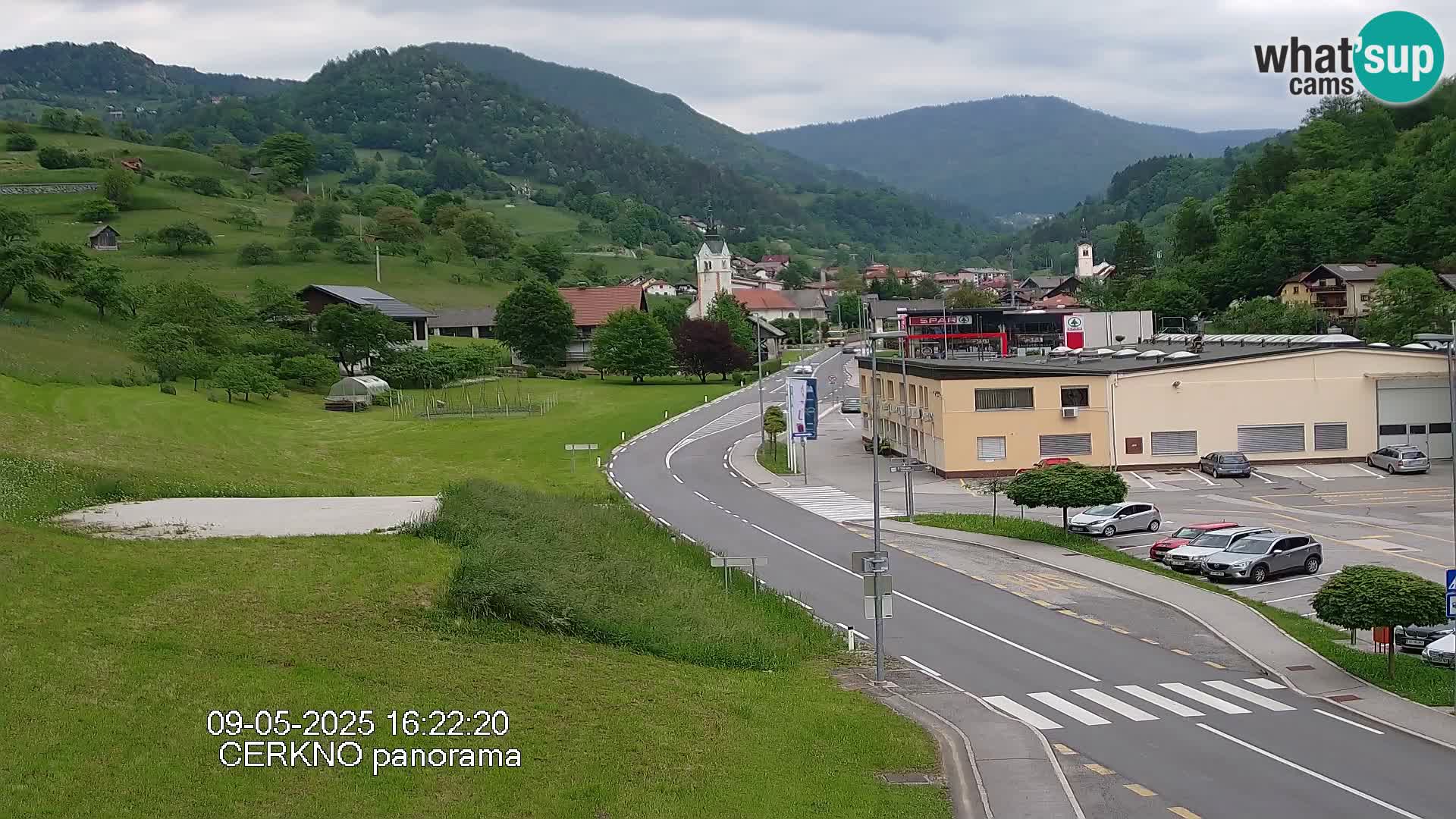 Cerkno Stadteingang Live-Webcam