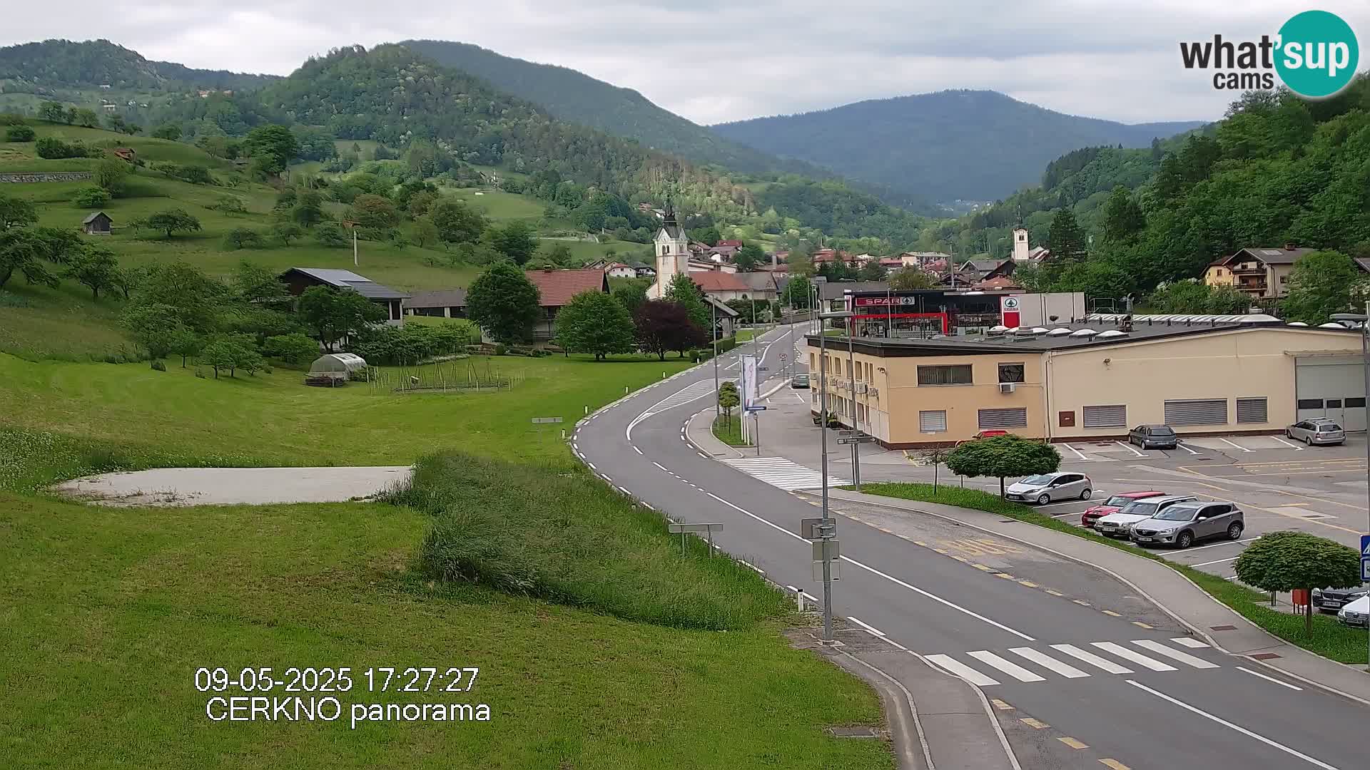 Cerkno ulaz u grad – Kamera uživo