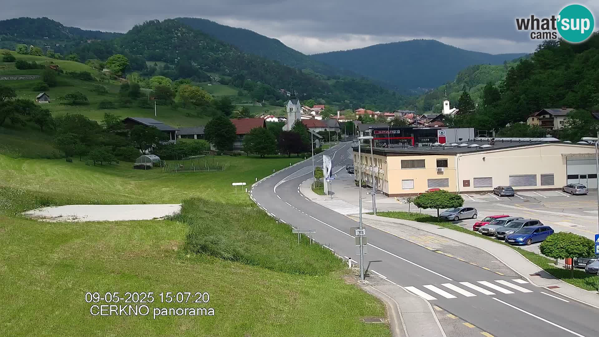 Cerkno ulaz u grad – Kamera uživo
