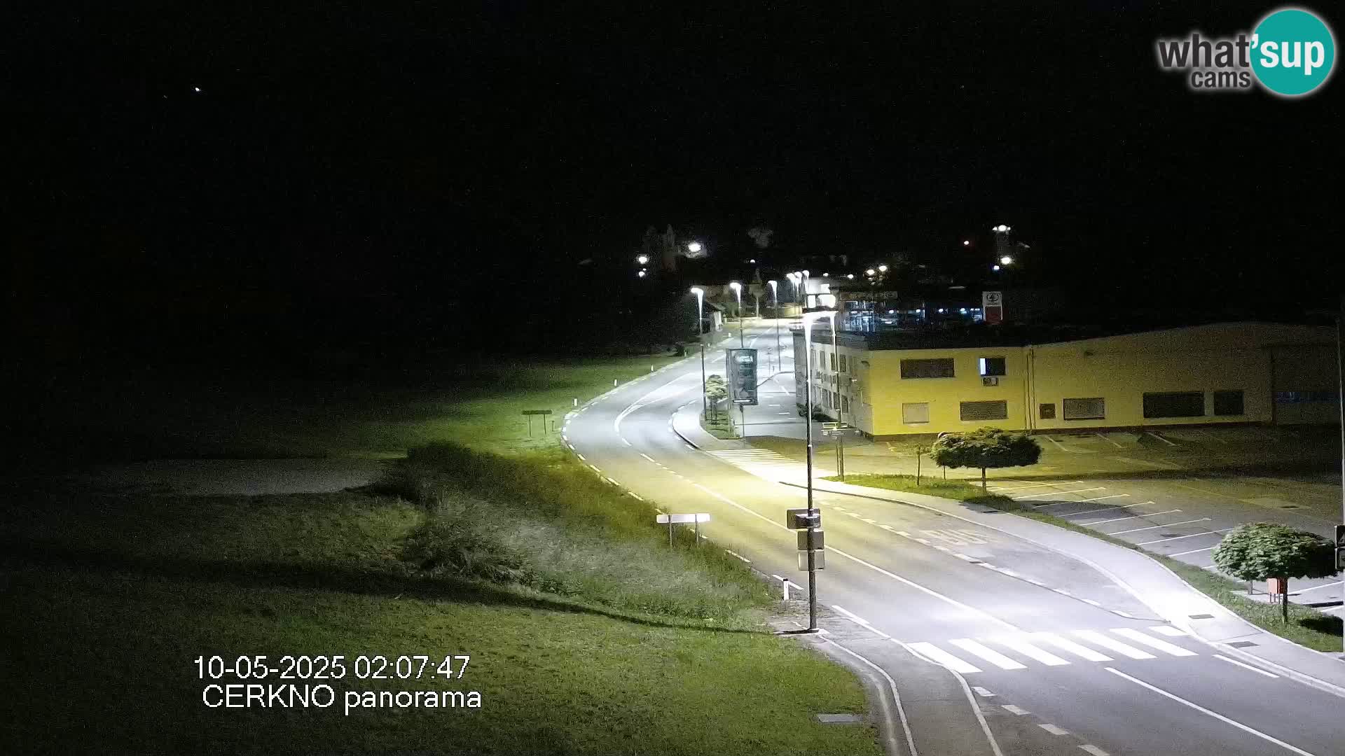 Cerkno entrada a la ciudad Webcam en vivo