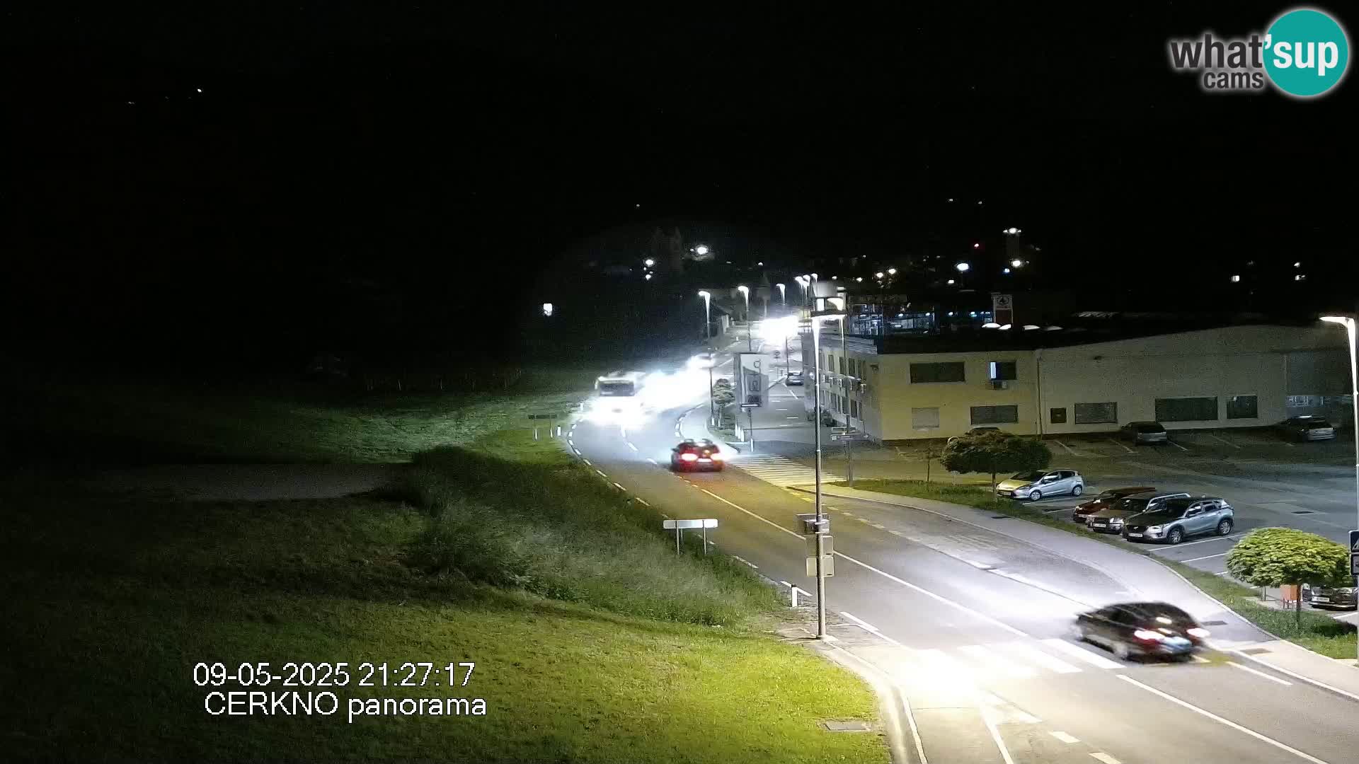 Cerkno city entrance Live Webcam