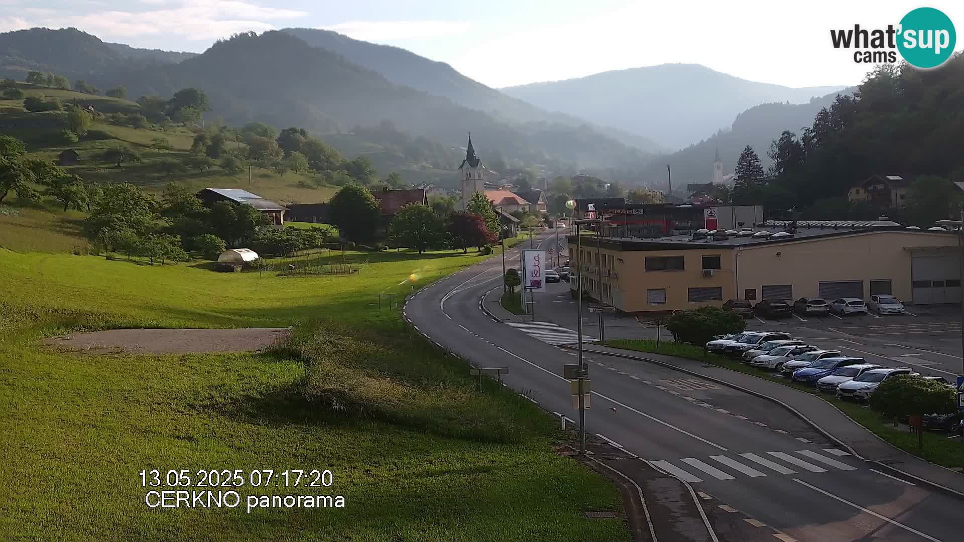 Cerkno ulaz u grad – Kamera uživo