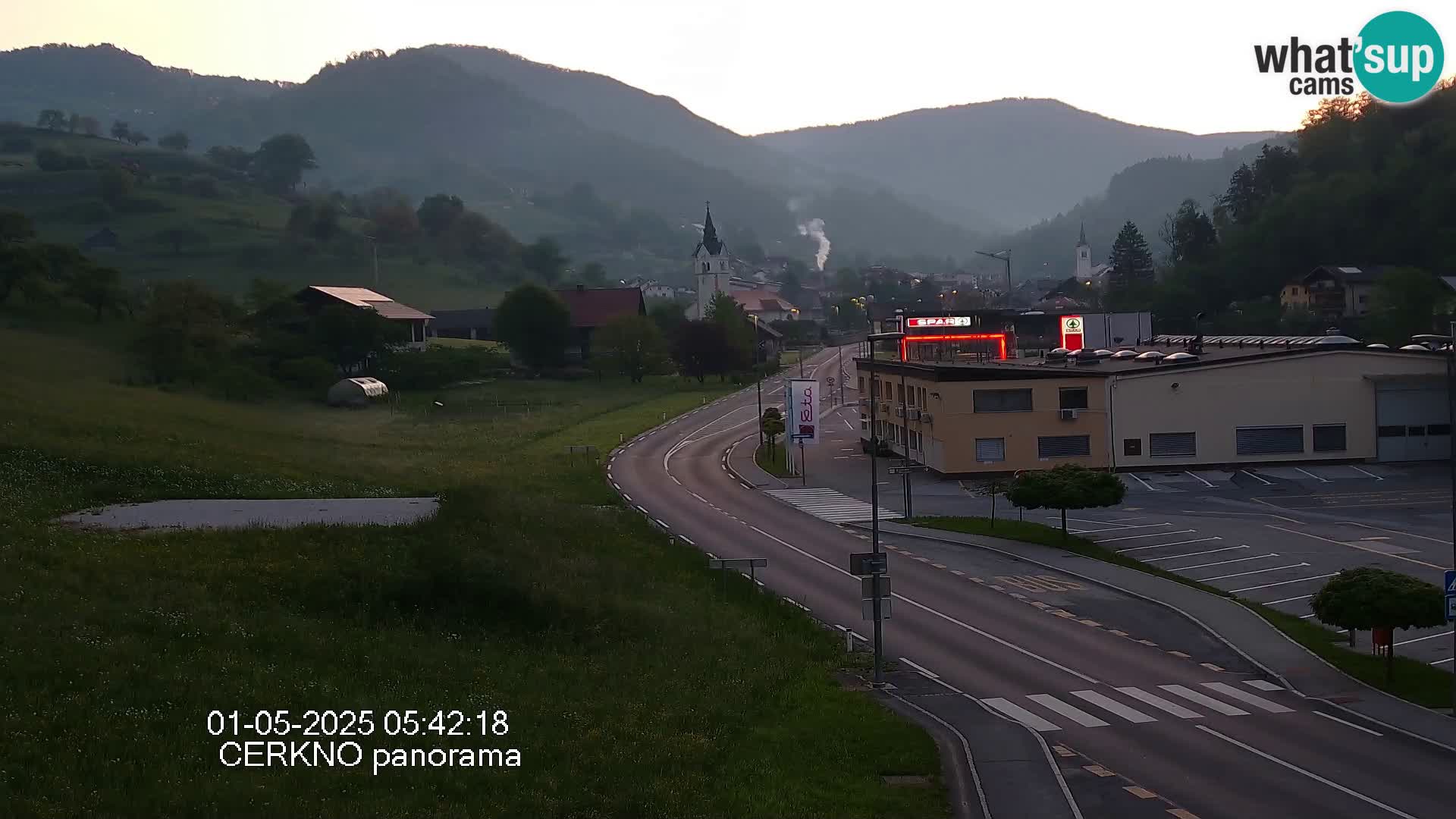 Cerkno ulaz u grad – Kamera uživo