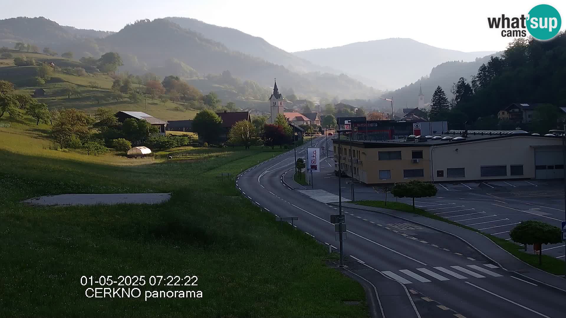 Cerkno ulaz u grad – Kamera uživo