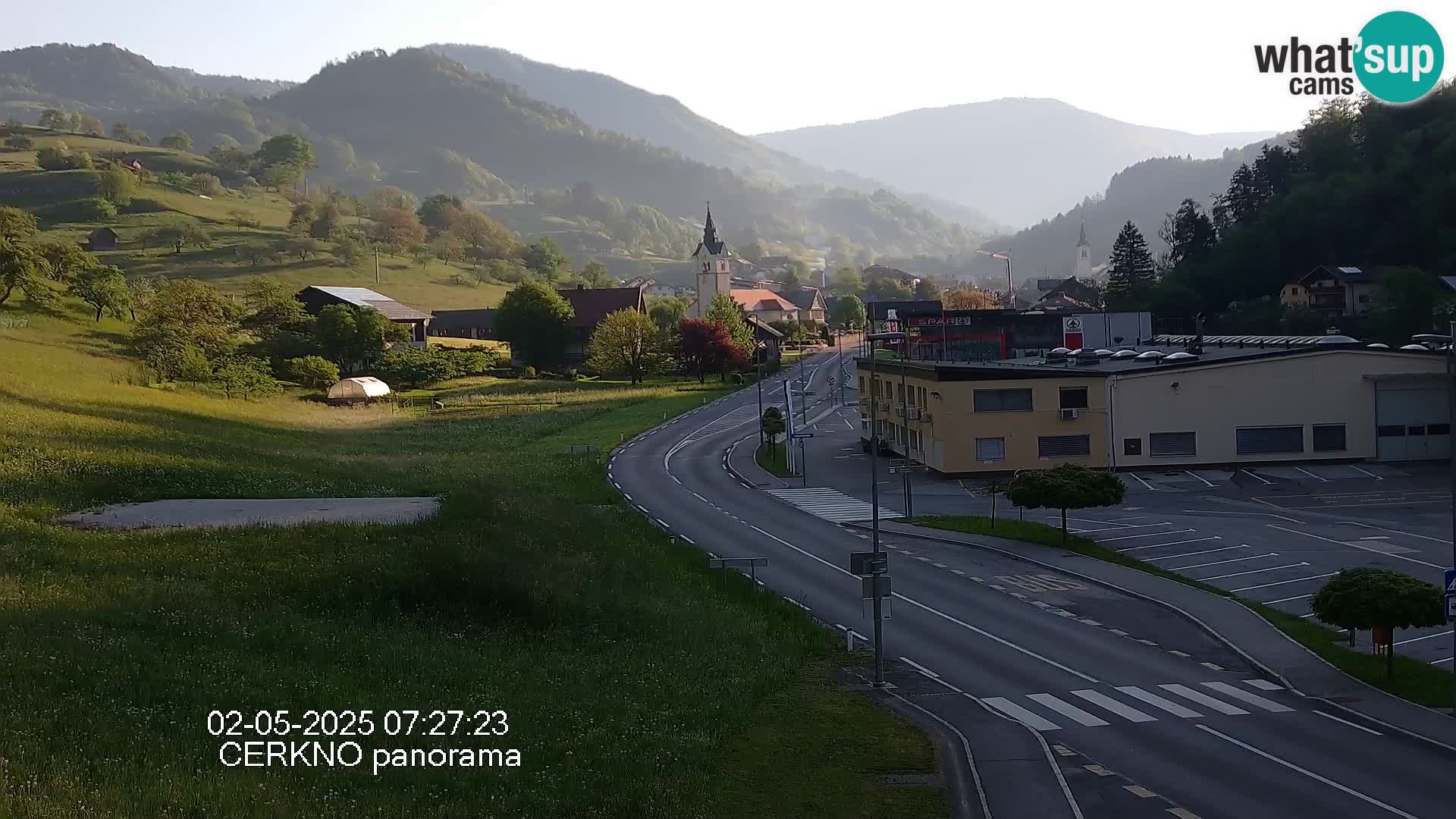 Cerkno ulaz u grad – Kamera uživo